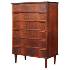 Danish Cabinetmaker, Chest of Drawers, Rosewood