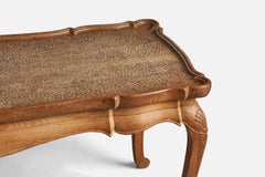 Danish Cabinetmaker, Coffee Table, Oak, Denmark, 1930s