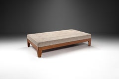 Danish Cabinetmaker Daybed with Upholstered Mattress, Denmark ca 1950s