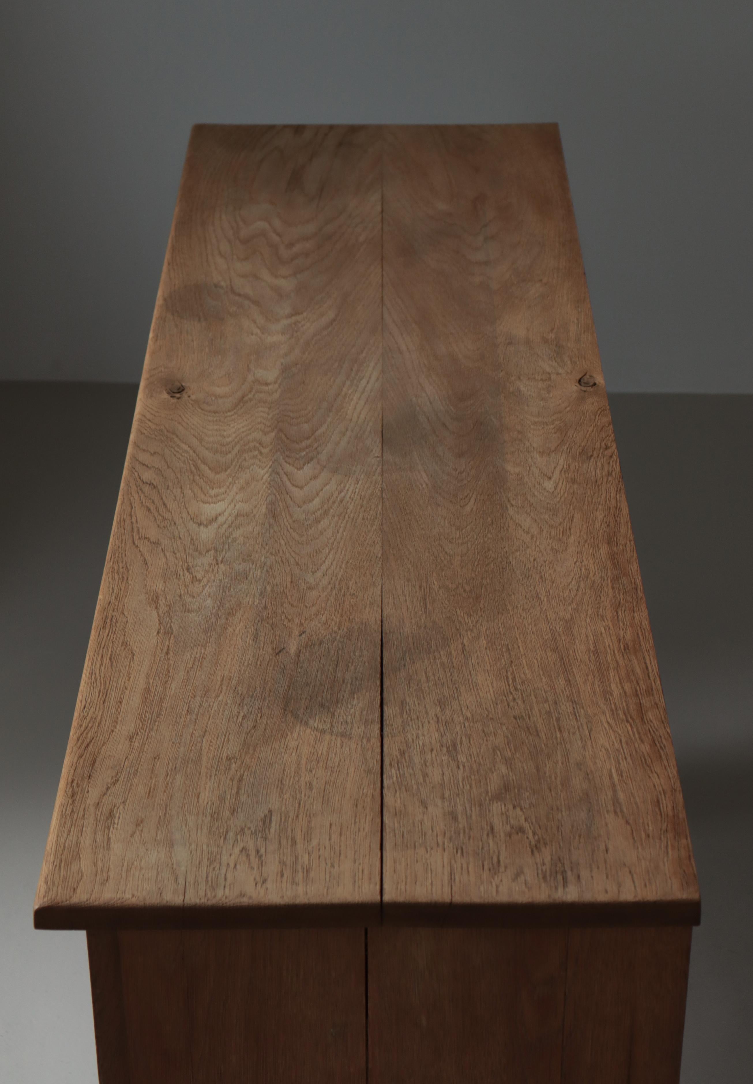 Armario danés de madera de roble tallado estilo Jugend, Dinamarca, años 20 en venta 10