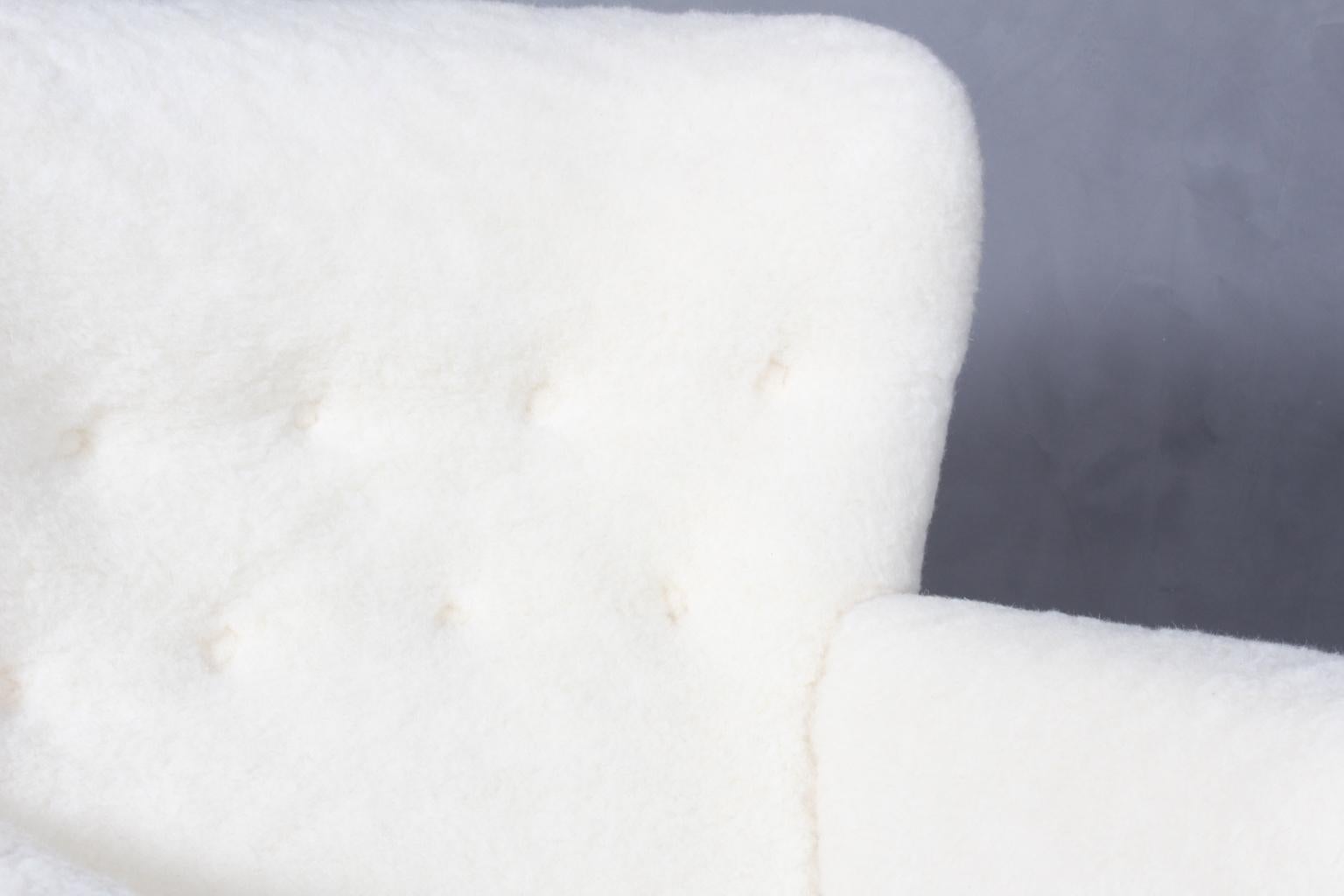 lamb wool chair