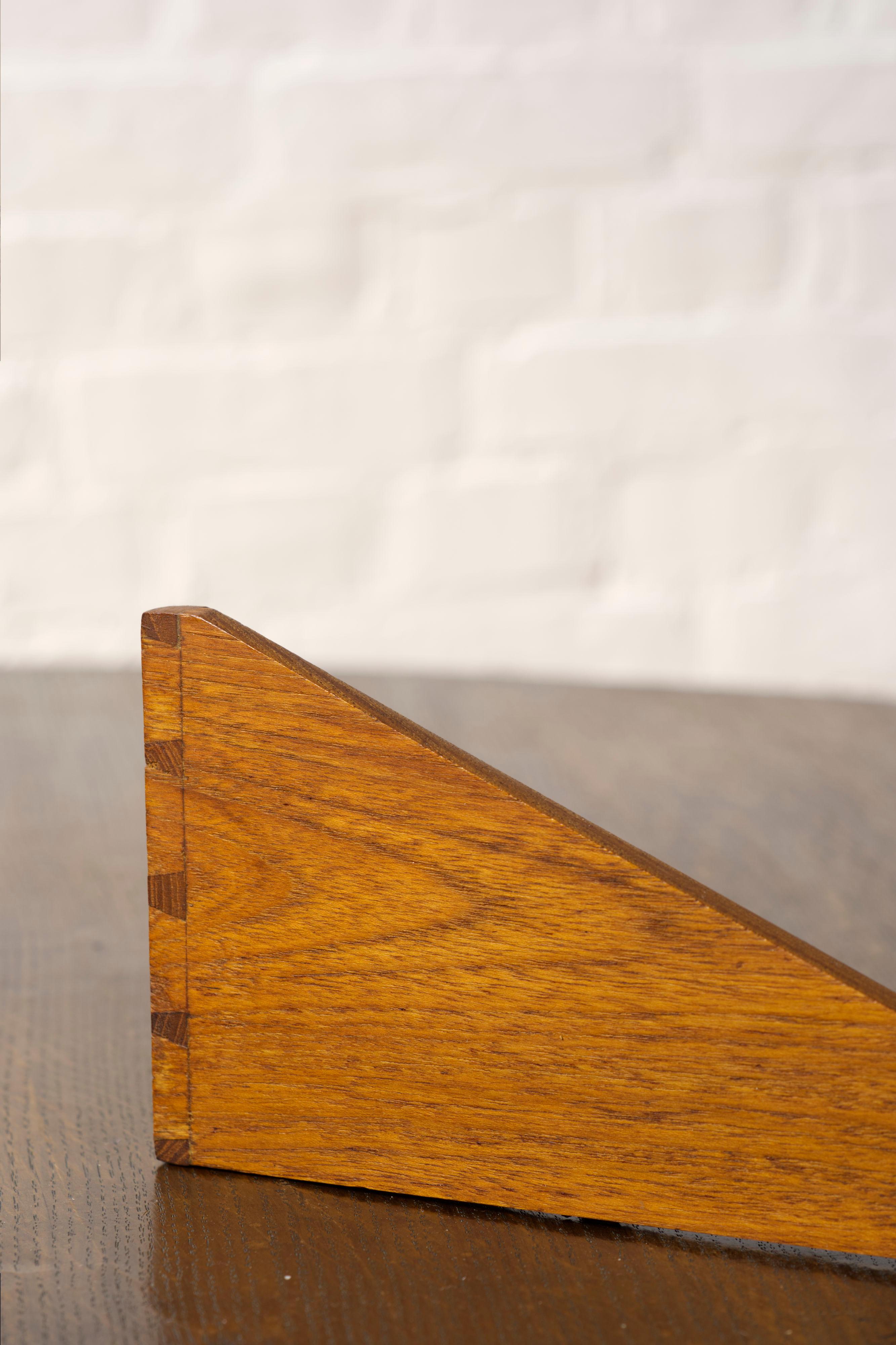 Mid-20th Century Danish cabinetmaker made teak butterfly shelf, 1960's For Sale