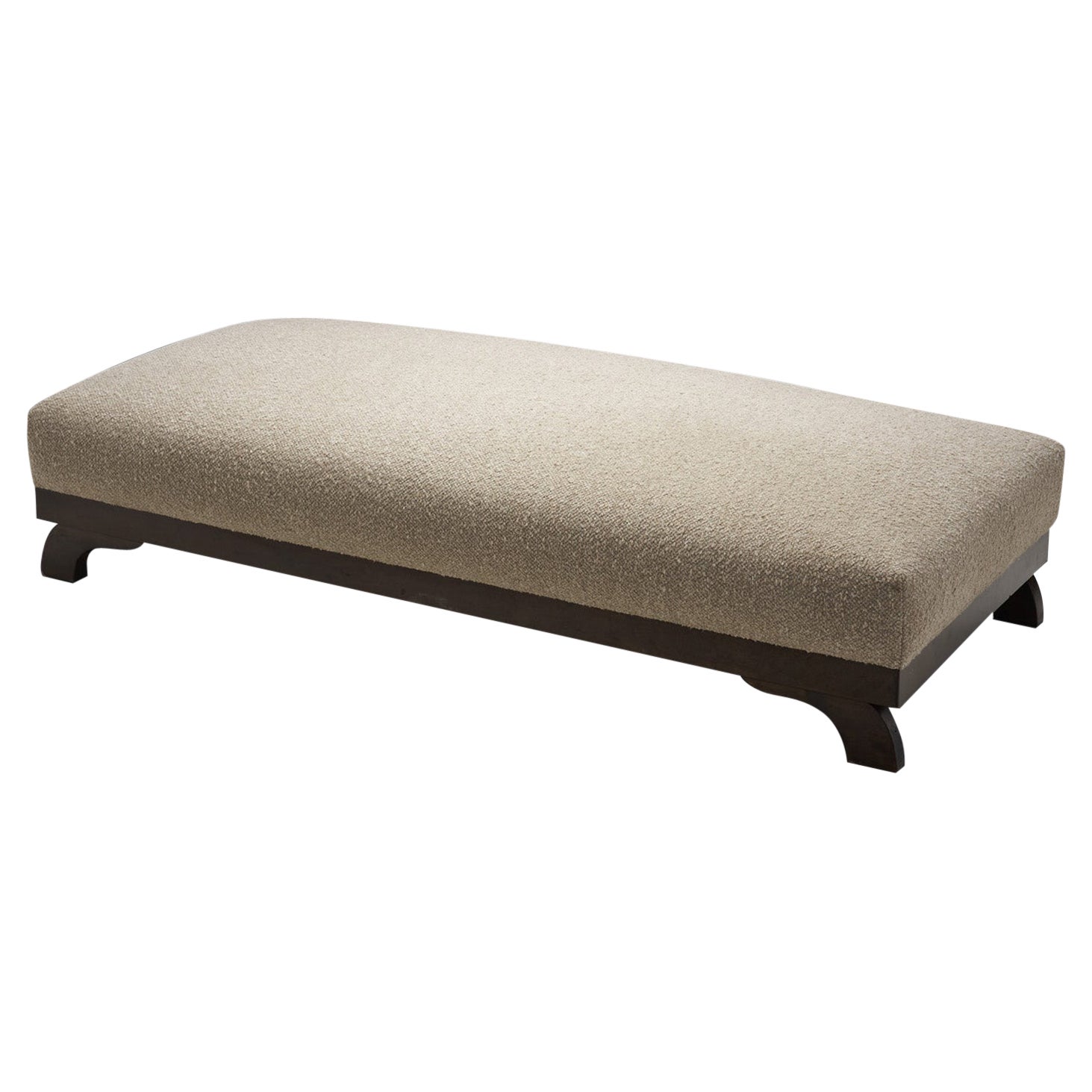 Lit de repos moderne en bouclé de l'ébéniste danois, Danemark, années 1940