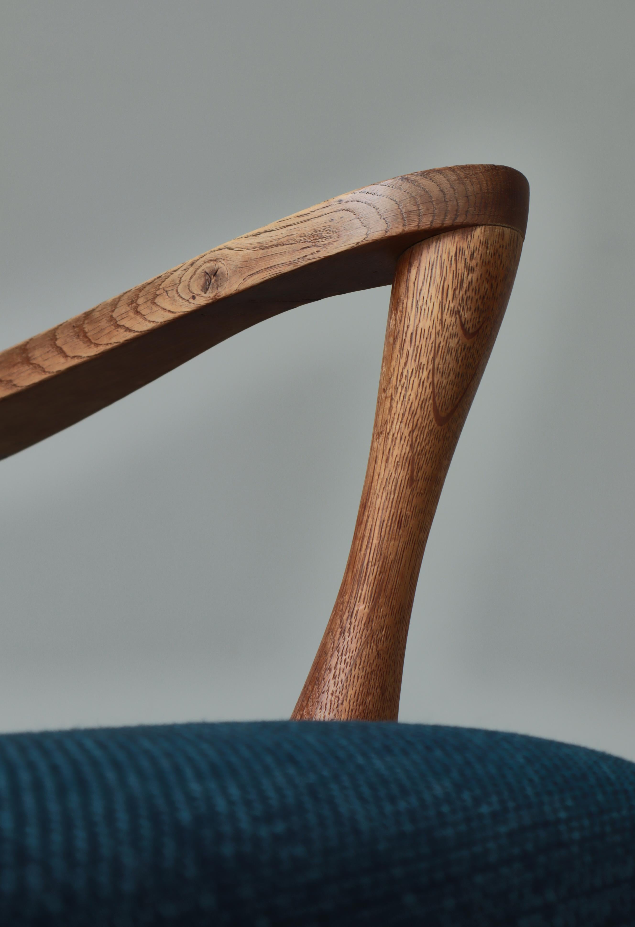 Chaises longues en bois d'ébéniste danois, années 1960, The Modern Scandinavian en vente 5
