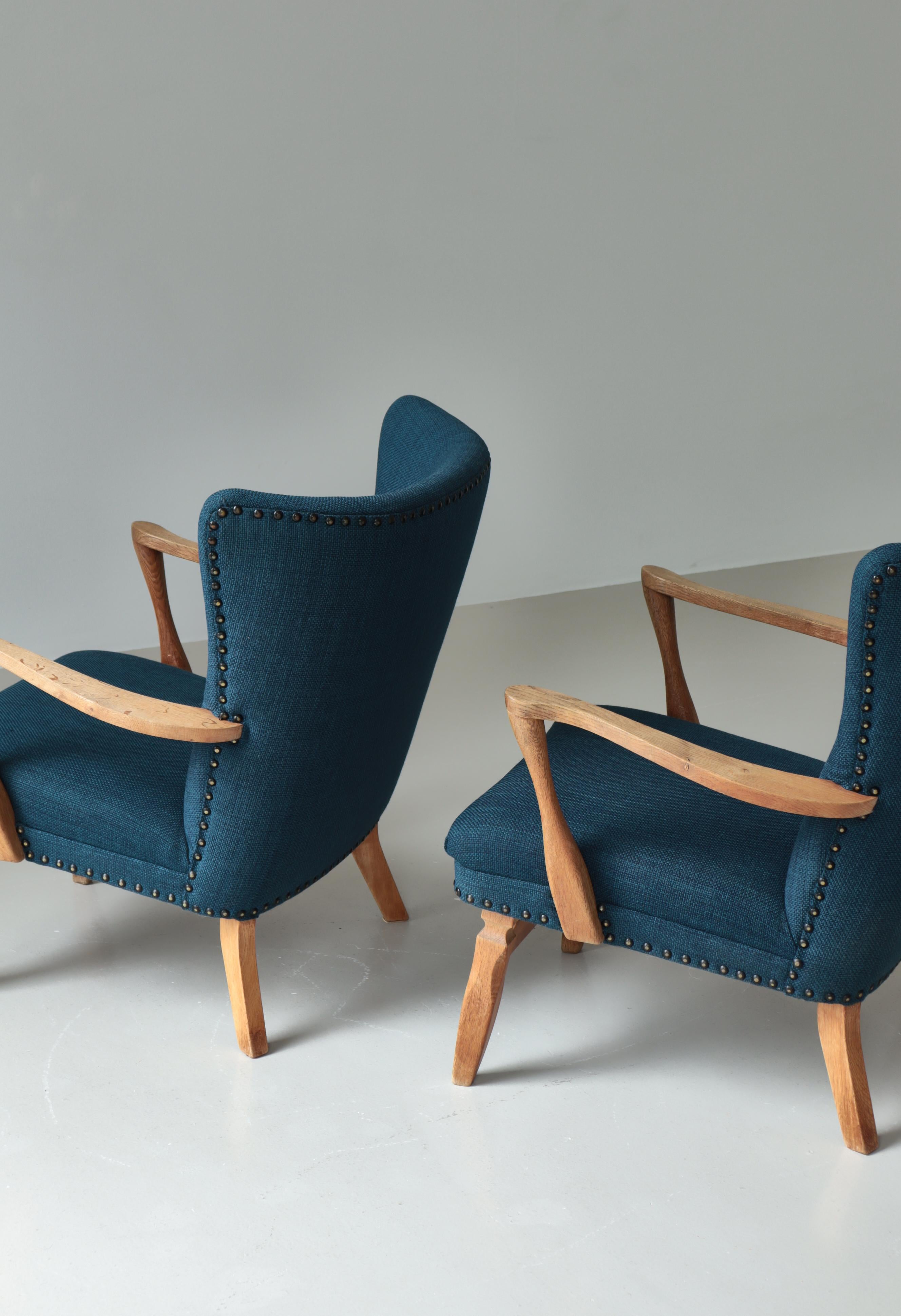 Chaises longues en bois d'ébéniste danois, années 1960, The Modern Scandinavian en vente 12
