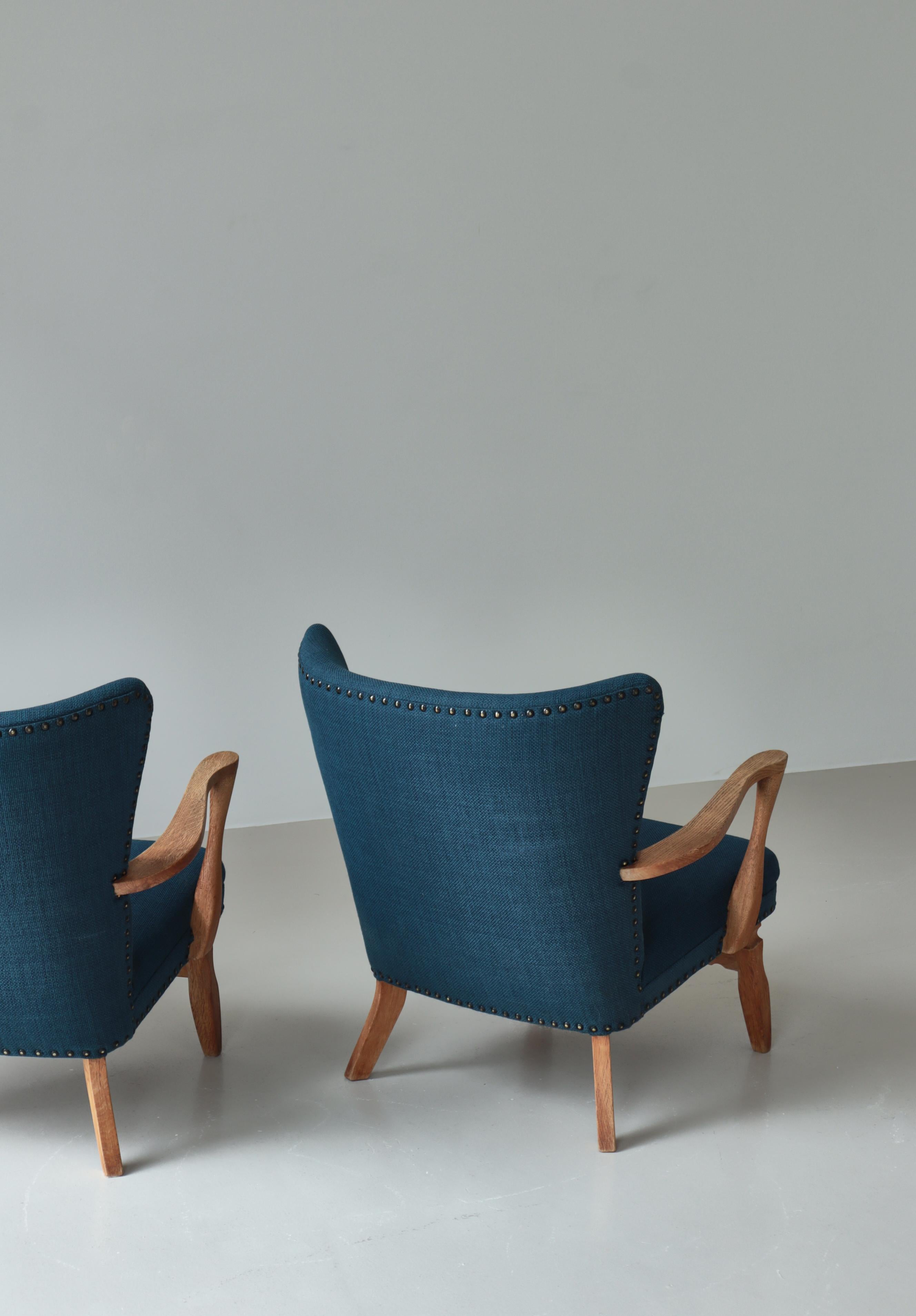 Chaises longues en bois d'ébéniste danois, années 1960, The Modern Scandinavian en vente 2