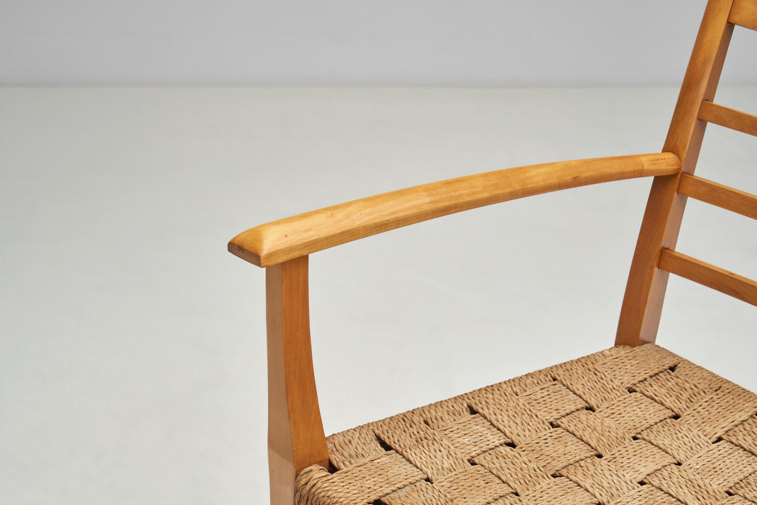 Silla de ebanista danesa Papercord, Dinamarca Siglo XX en venta 3
