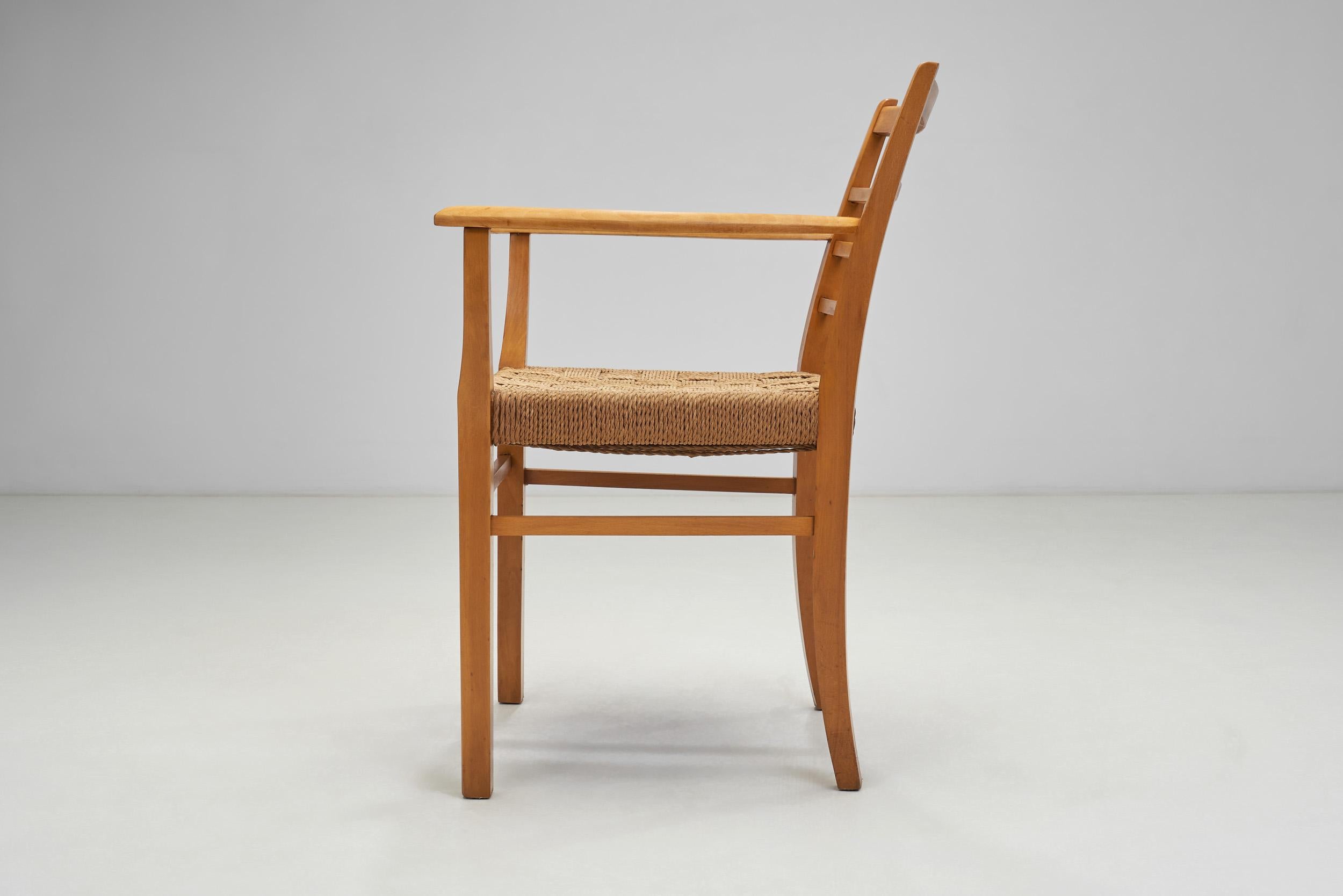 Silla de ebanista danesa Papercord, Dinamarca Siglo XX en venta 5