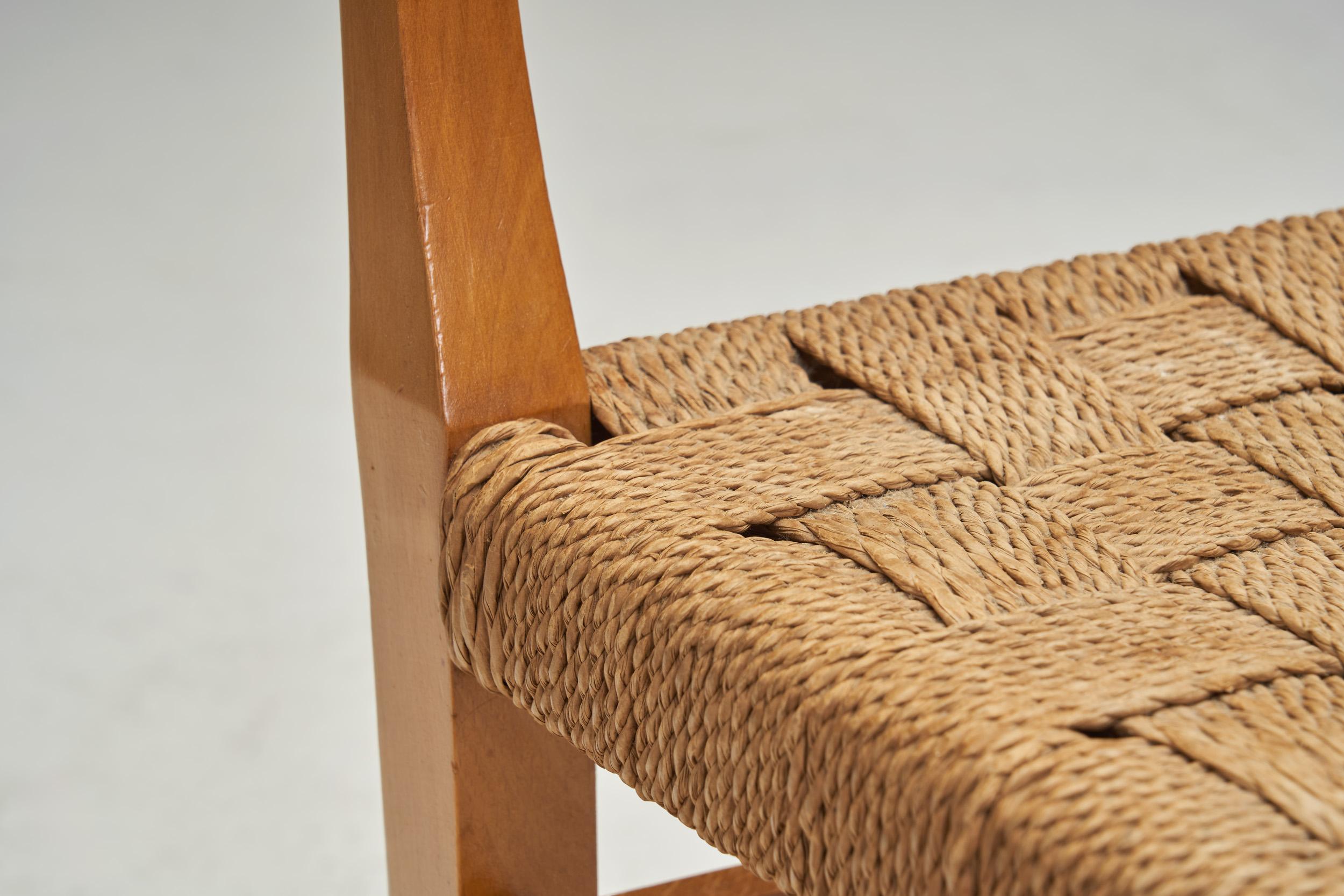 Silla de ebanista danesa Papercord, Dinamarca Siglo XX en venta 6