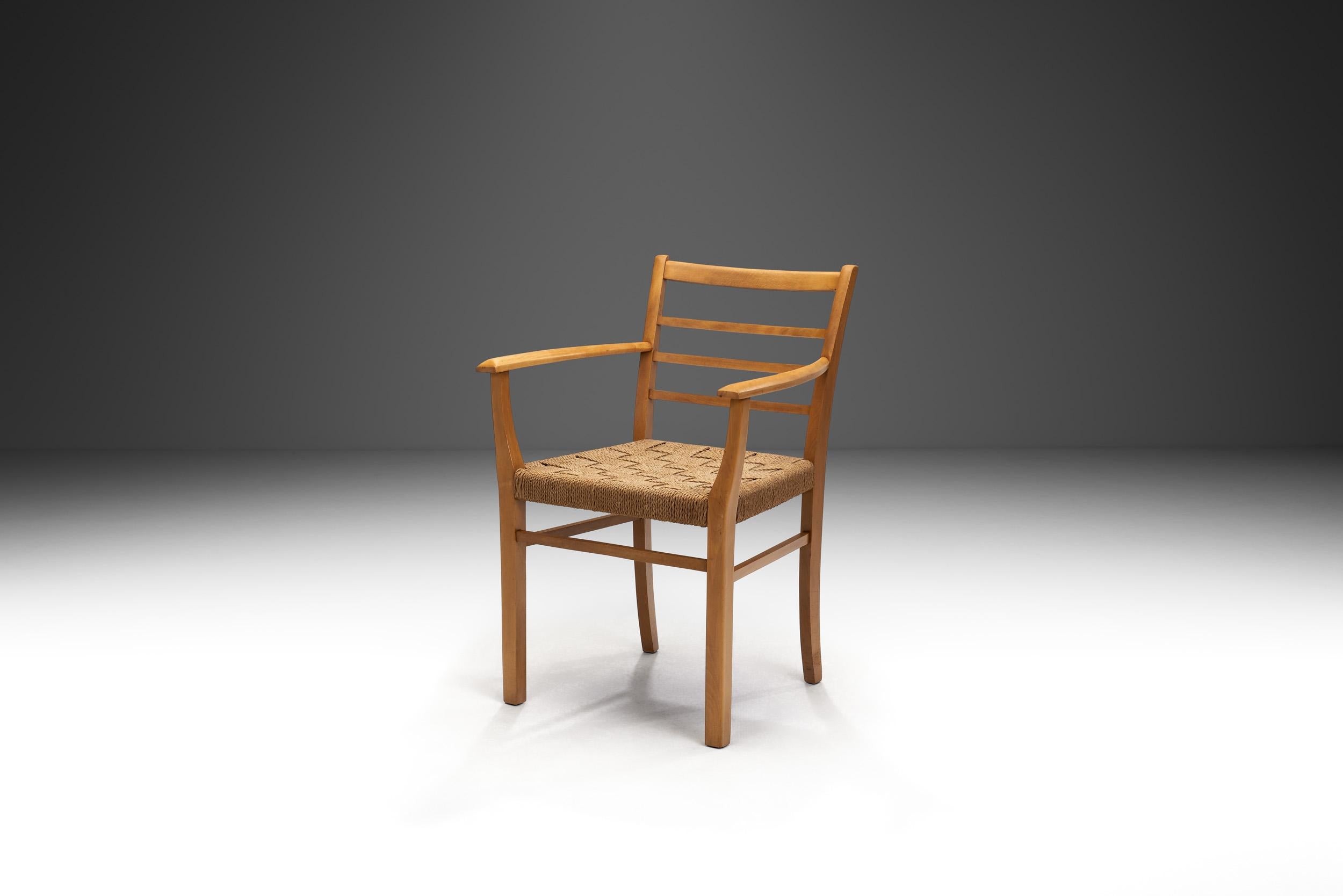 Silla de ebanista danesa Papercord, Dinamarca Siglo XX Danés en venta