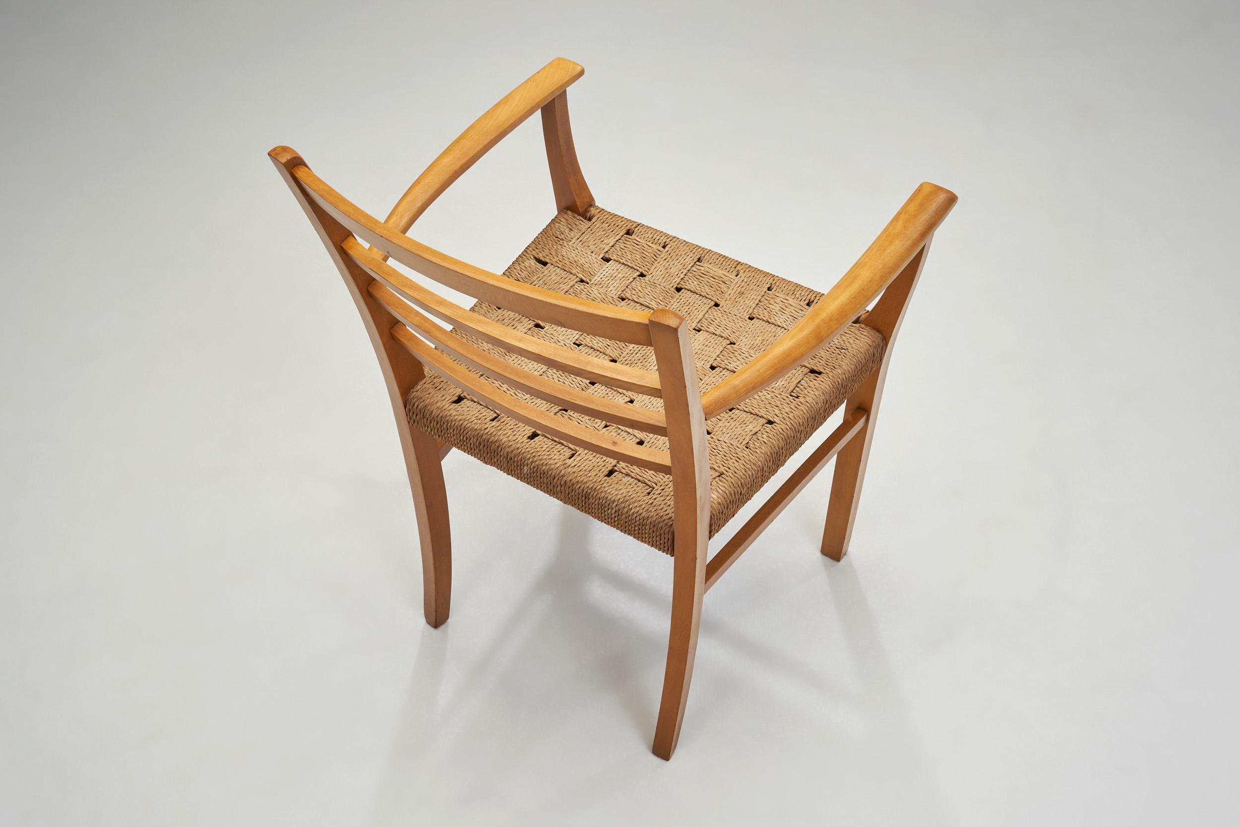 Silla de ebanista danesa Papercord, Dinamarca Siglo XX siglo XX en venta