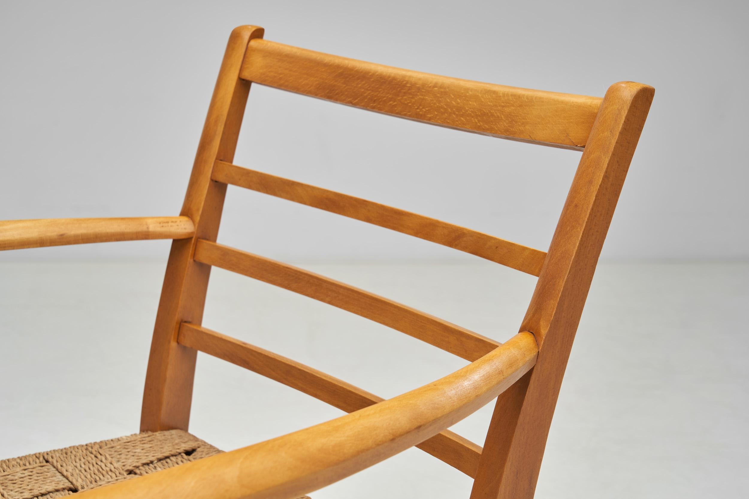 Silla de ebanista danesa Papercord, Dinamarca Siglo XX en venta 1