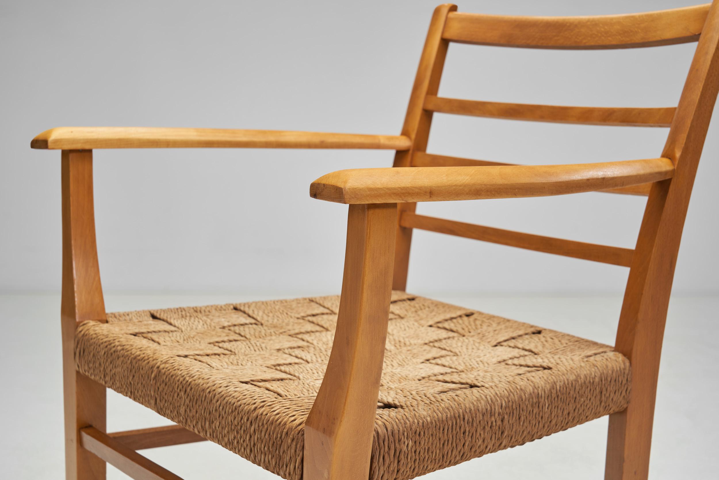 Silla de ebanista danesa Papercord, Dinamarca Siglo XX en venta 2