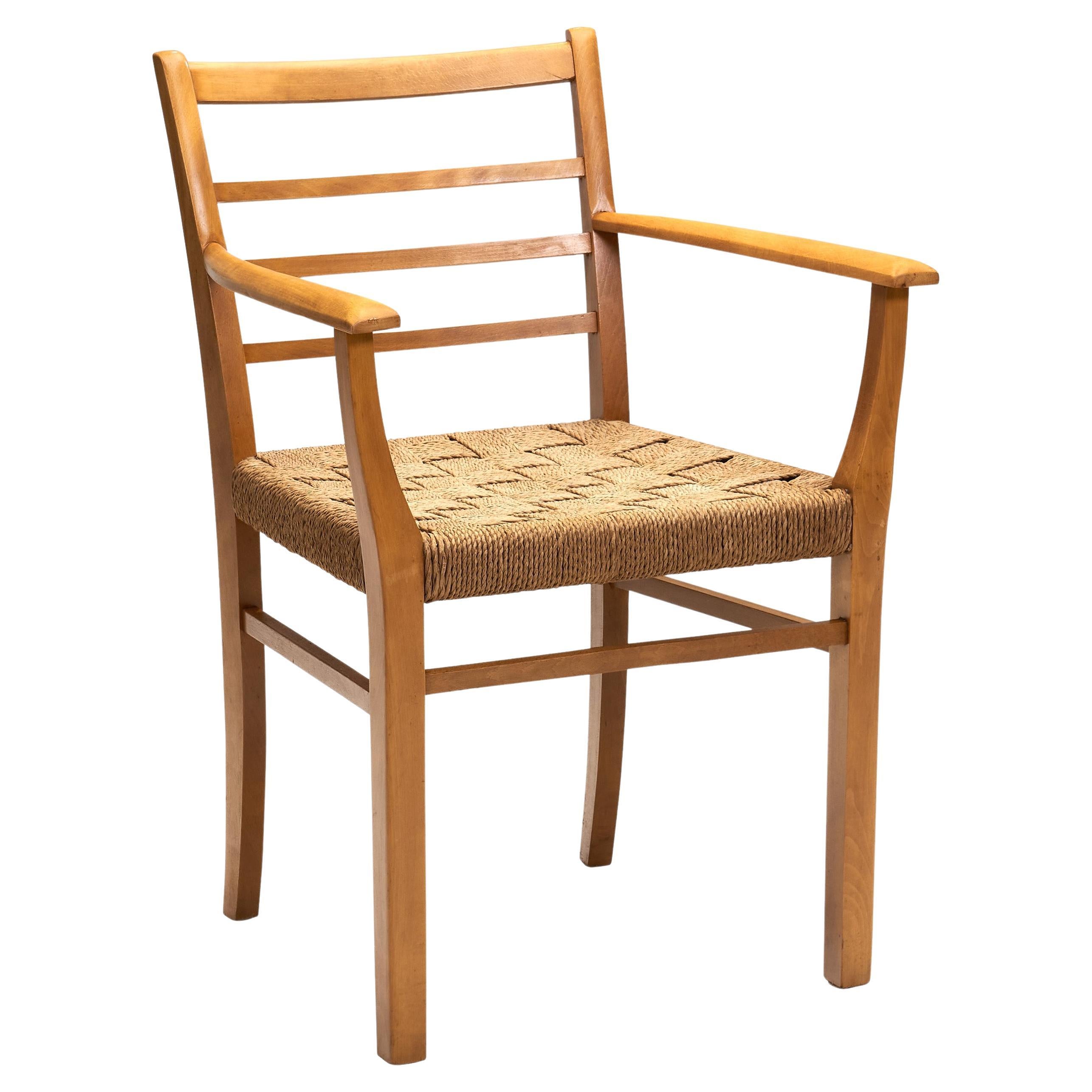Silla de ebanista danesa Papercord, Dinamarca Siglo XX en venta