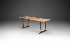 Danish Cabinetmaker Rectangular Exotic Wood Coffee Table, Denmark, 1960s