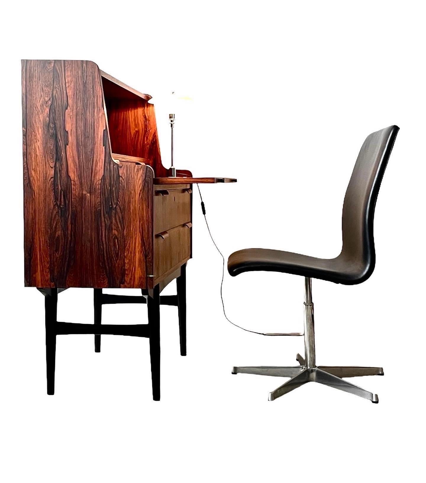 Danish Cabinetmaker Rosewood Secretary In Good Condition In Copenhagen, DK