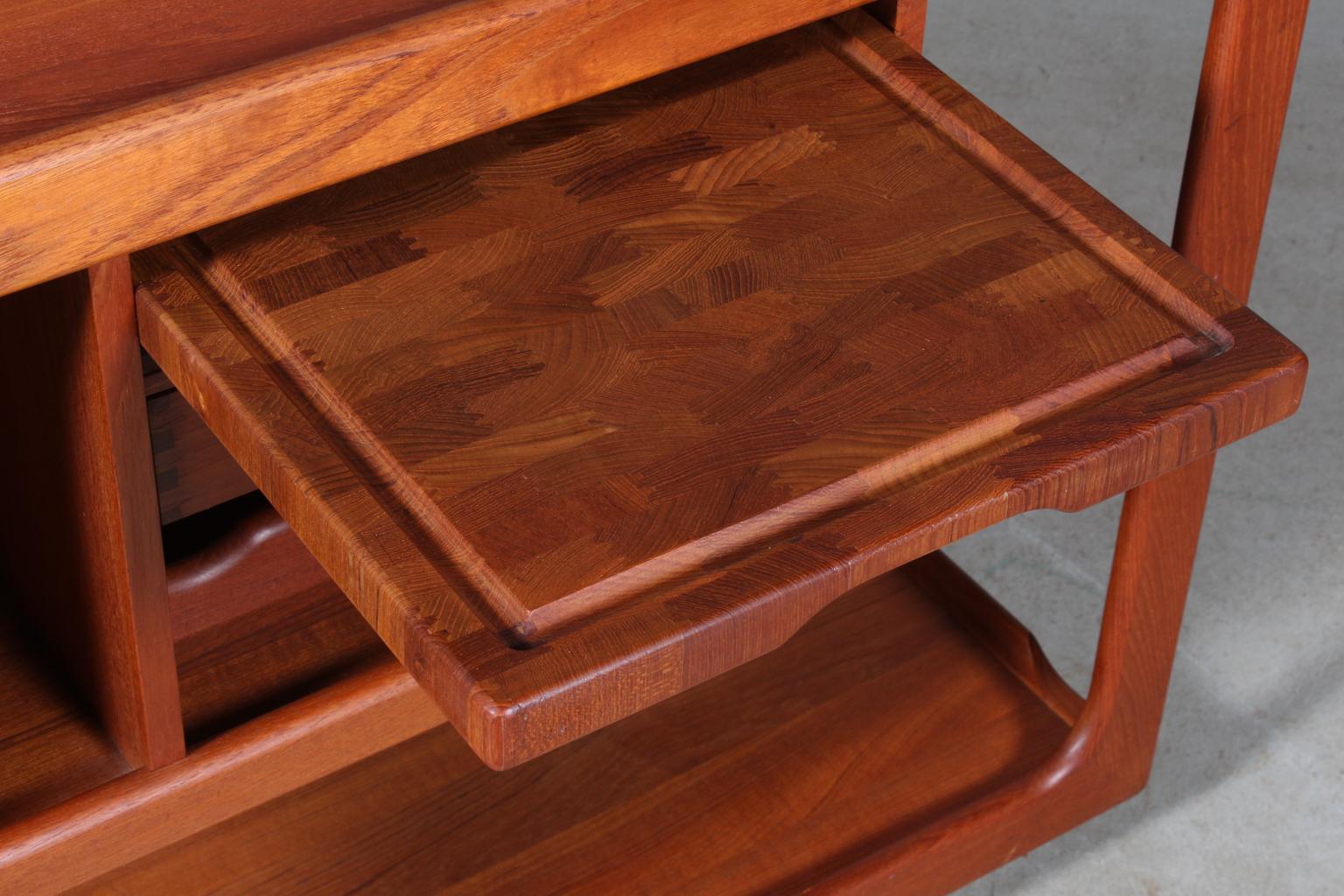 Late 20th Century Danish Cabinetmaker, Serving Table