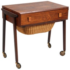 Danish Cabinetmaker, Sewing Table, Rosewood