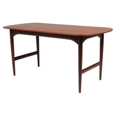 Danish Cabinetmaker, Sofa Table in Solid Rosewood and Teak, Denmark, 1960s
