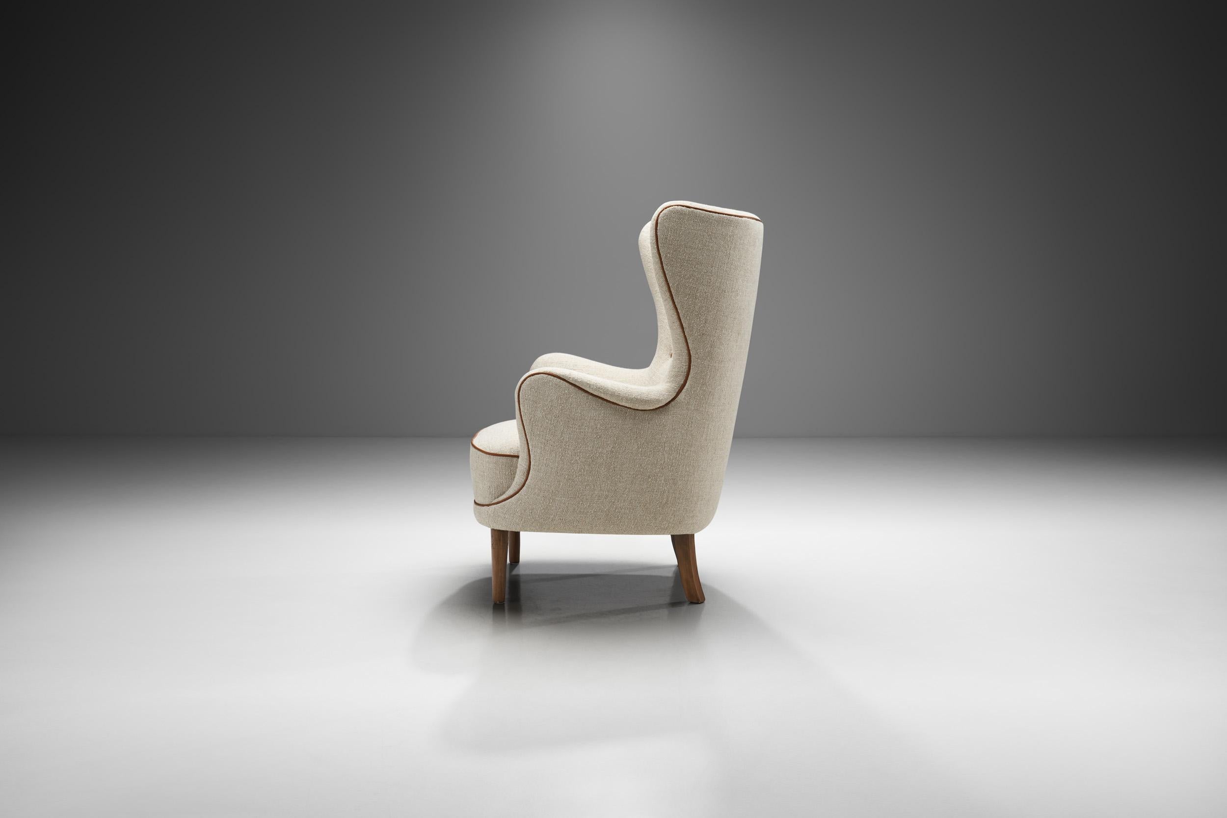 danish wing chair