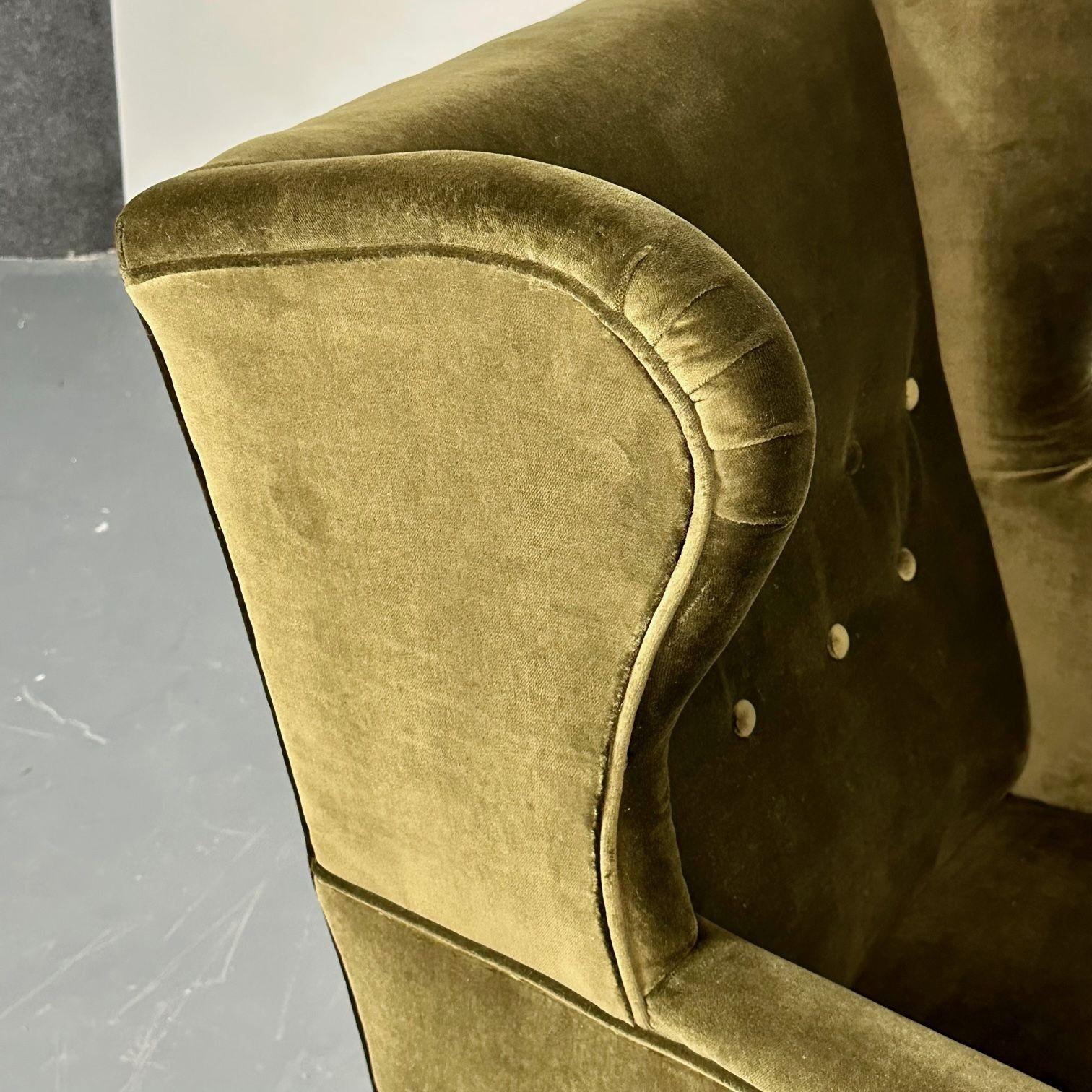 Danish Cabinetmaker Wingback / Lounge Chair, Scroll Arm, Flemming Lassen Style For Sale 7