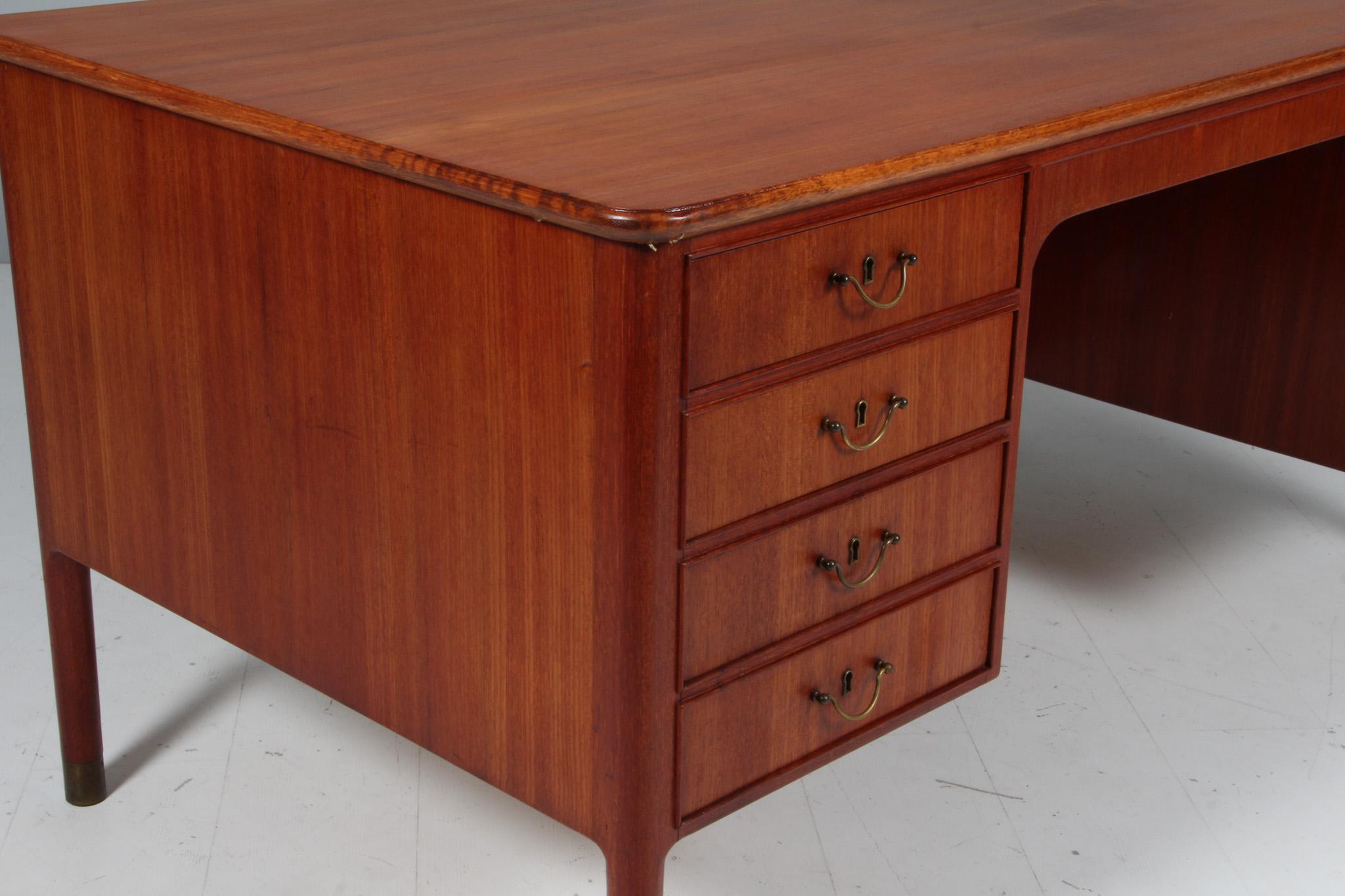 Danish Cabinetmaker writing desk in mahogany, 1950's 4