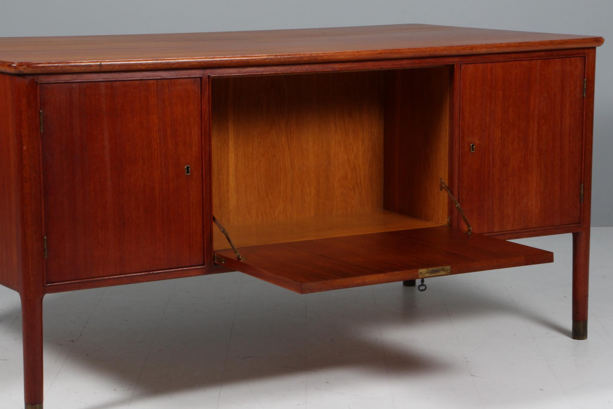 Mid-20th Century Danish Cabinetmaker writing desk in mahogany, 1950's