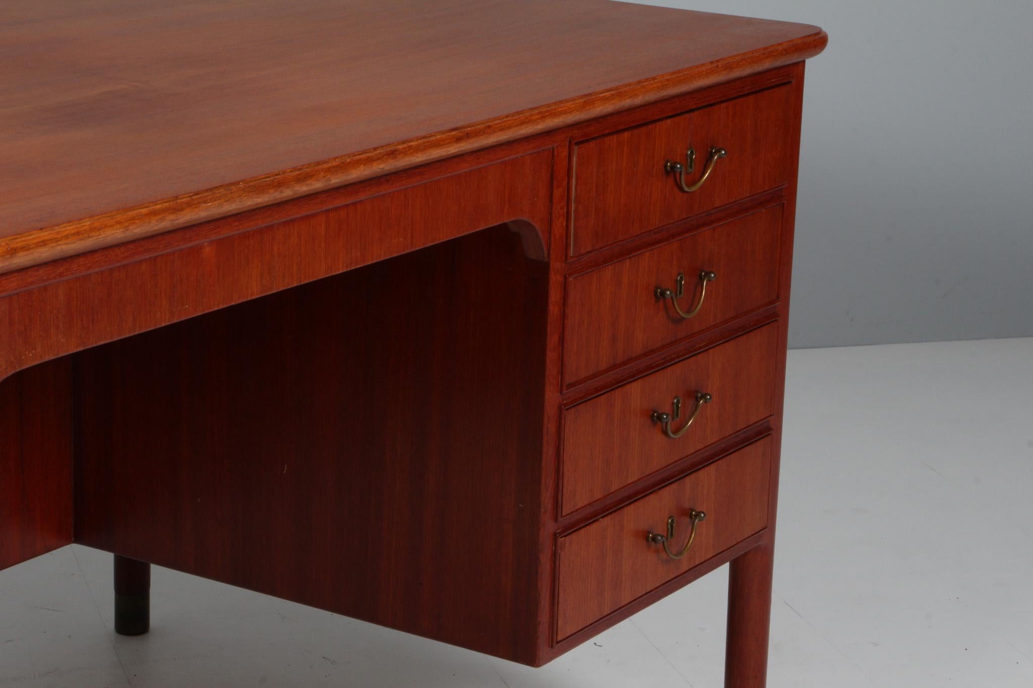 Danish Cabinetmaker writing desk in mahogany, 1950's 3