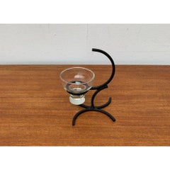 Chandelier danois en métal et verre, années 1960