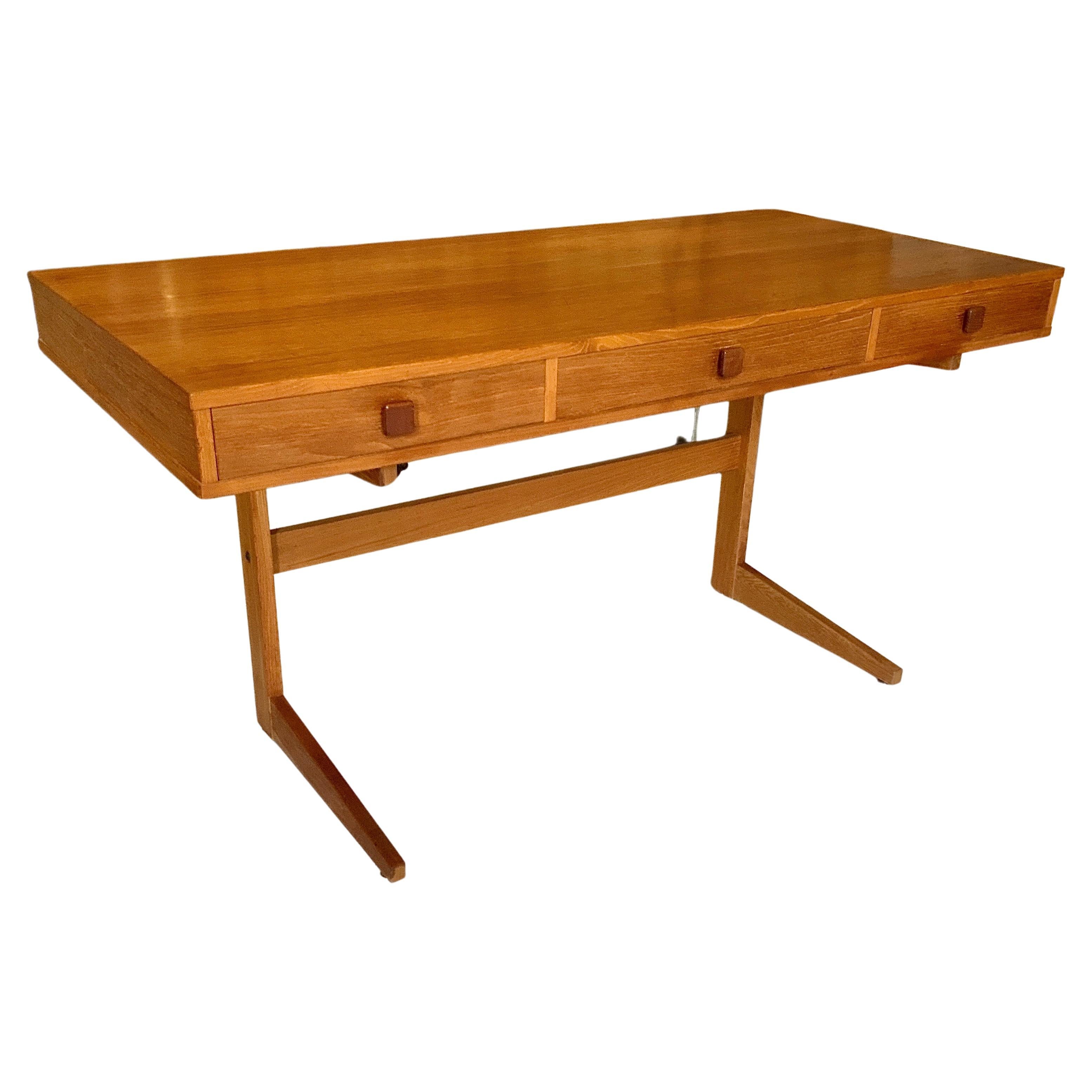 Mid-20th Century Danish Cantilever Floating Desk by Georg Petersens   For Sale