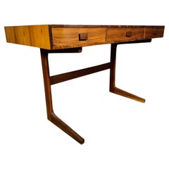 Danish Cantilever Floating Rosewood Desk by Georg Petersens