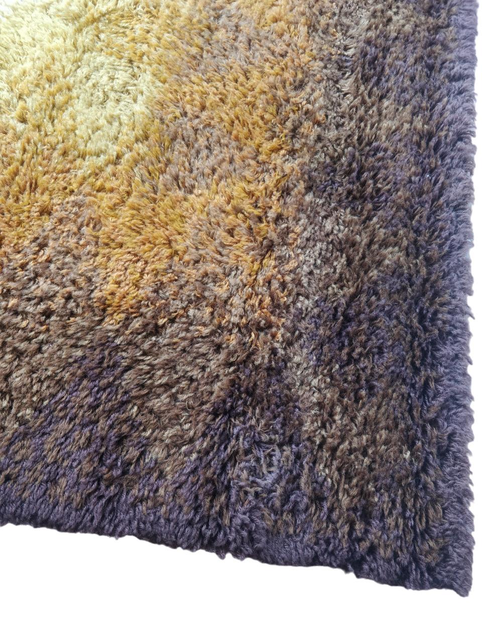 Dänischer Teppich aus Wolle, 220 x 150 Ege Rya, 1960er Jahre im Zustand „Gut“ im Angebot in Firenze, FI