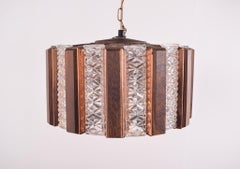 Danish Ceiling Pendant by Werner Schou for Coronell Elektro, 1960s