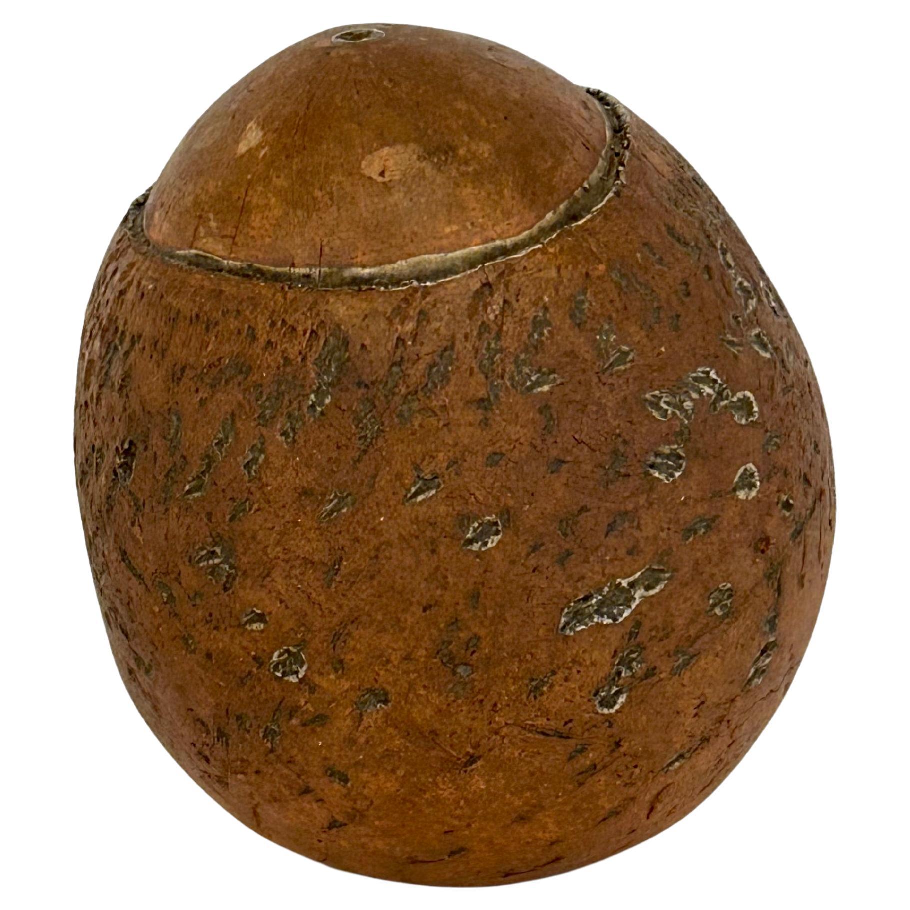 Danish Ceramic Coconut Sculpture
