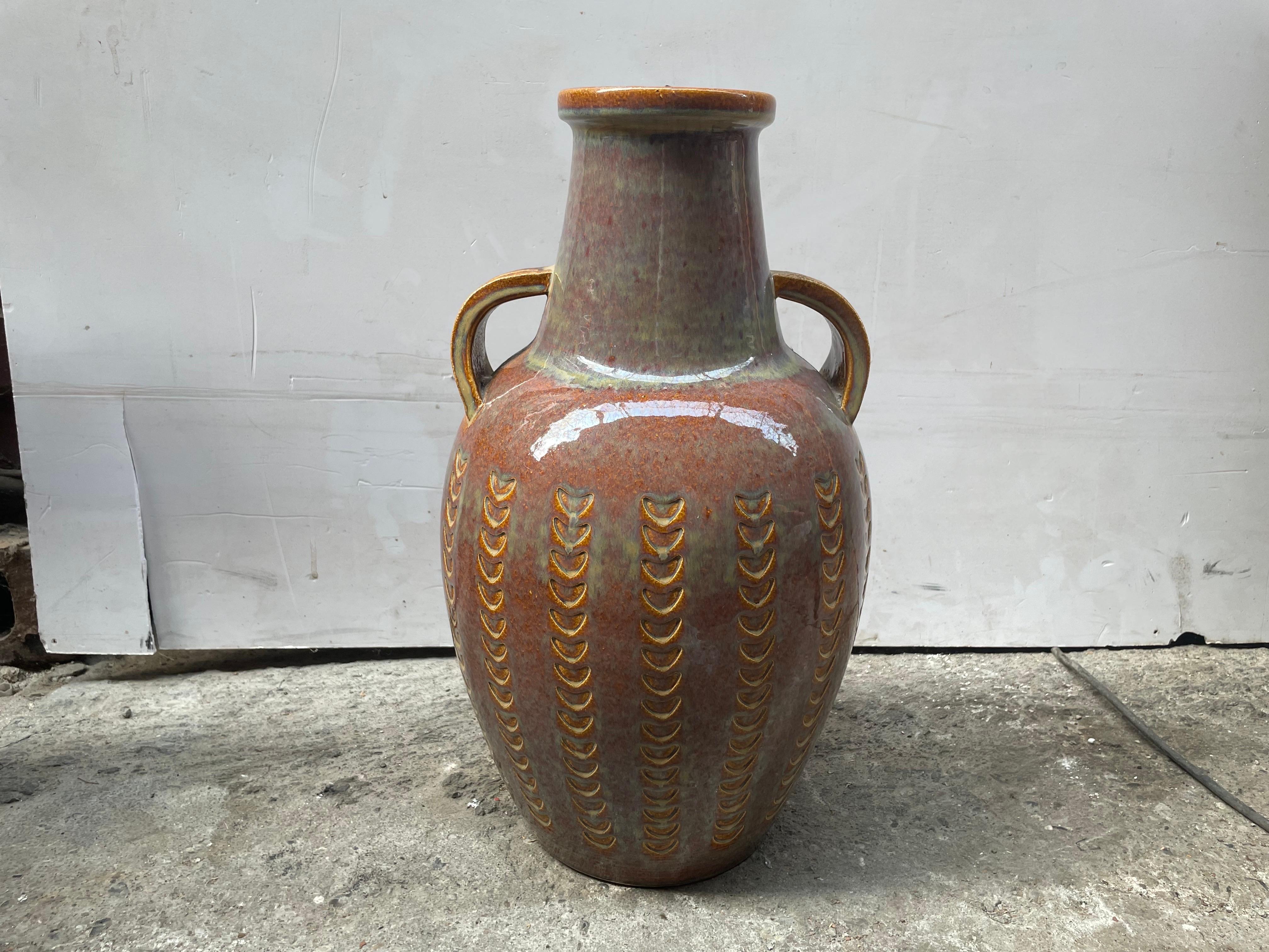 Danish Ceramic Floor vase by Søholm 1970´s For Sale 2