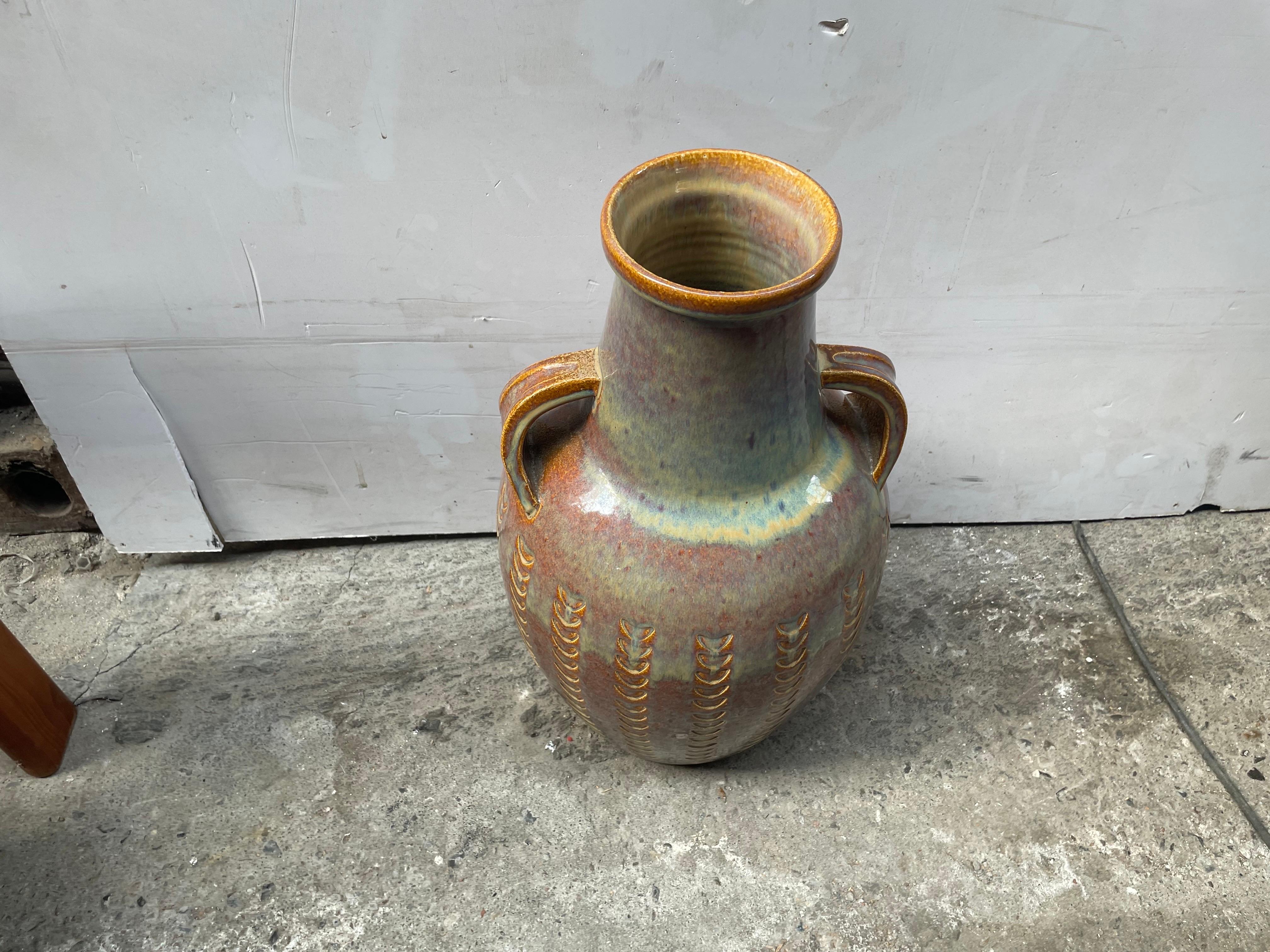 Danish Ceramic Floor vase by Søholm 1970´s For Sale 3