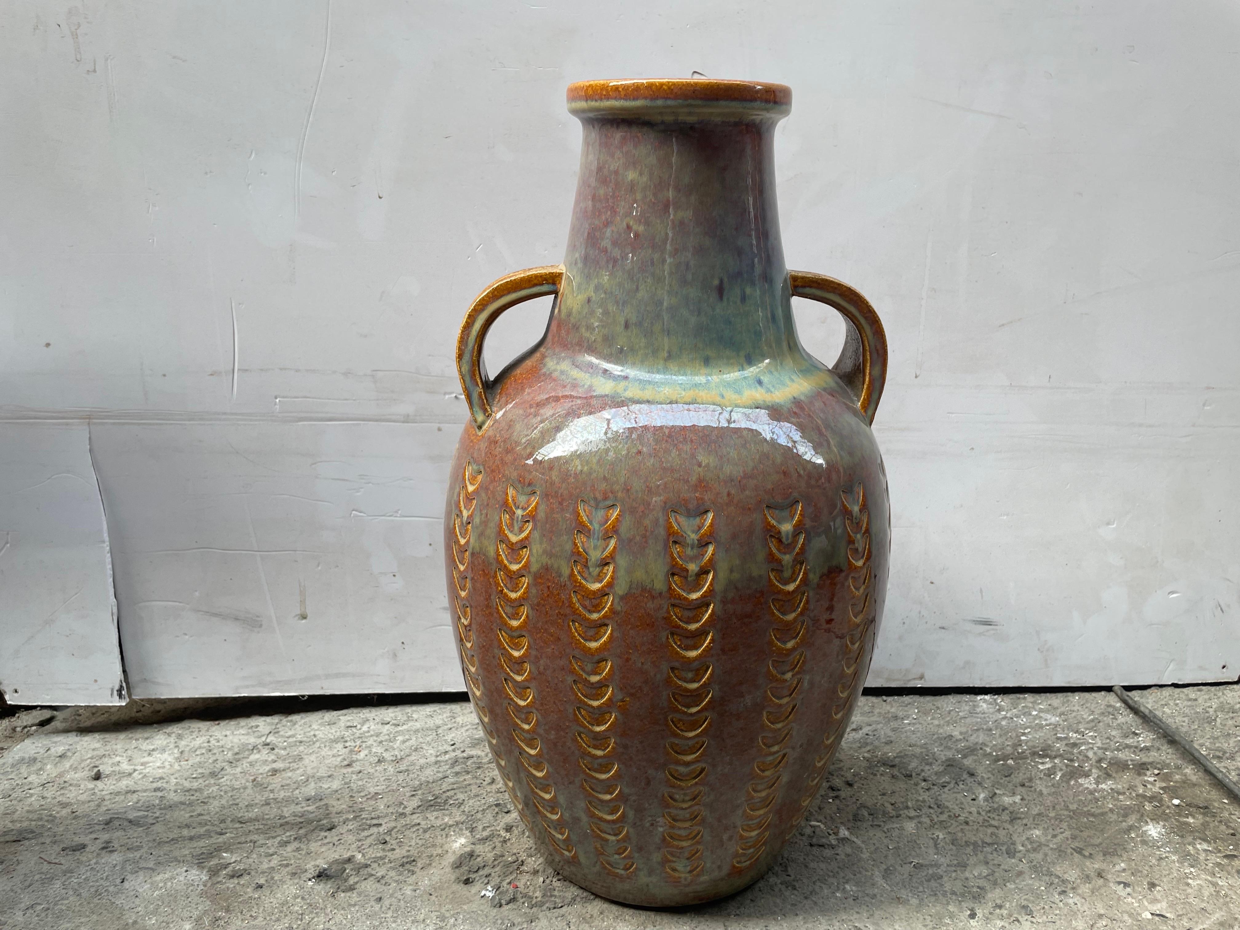 Danish Ceramic Floor vase by Søholm 1970´s For Sale 4