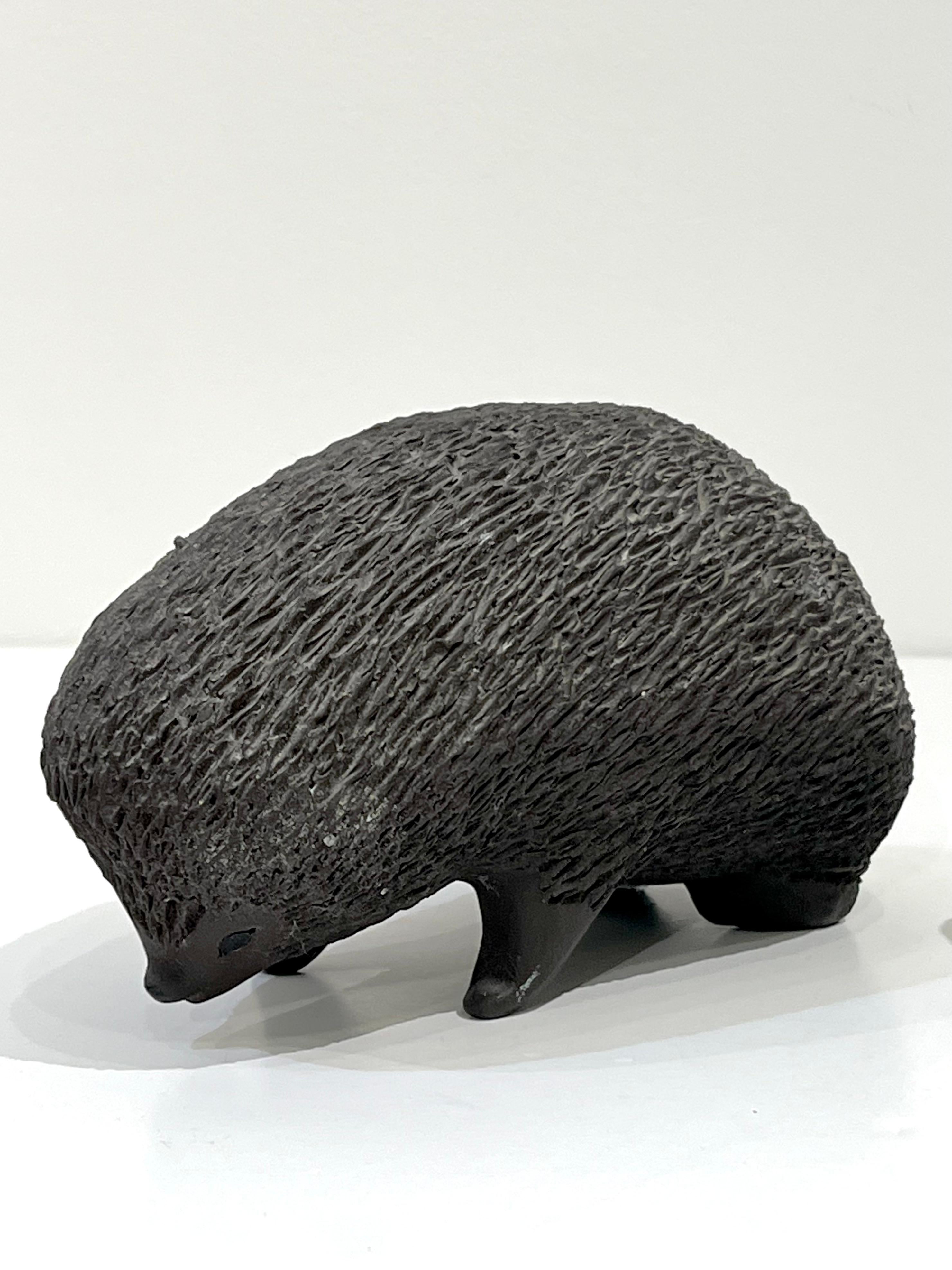 Danish Ceramic Hedgehogs by Ellen Karlsen For Sale 1