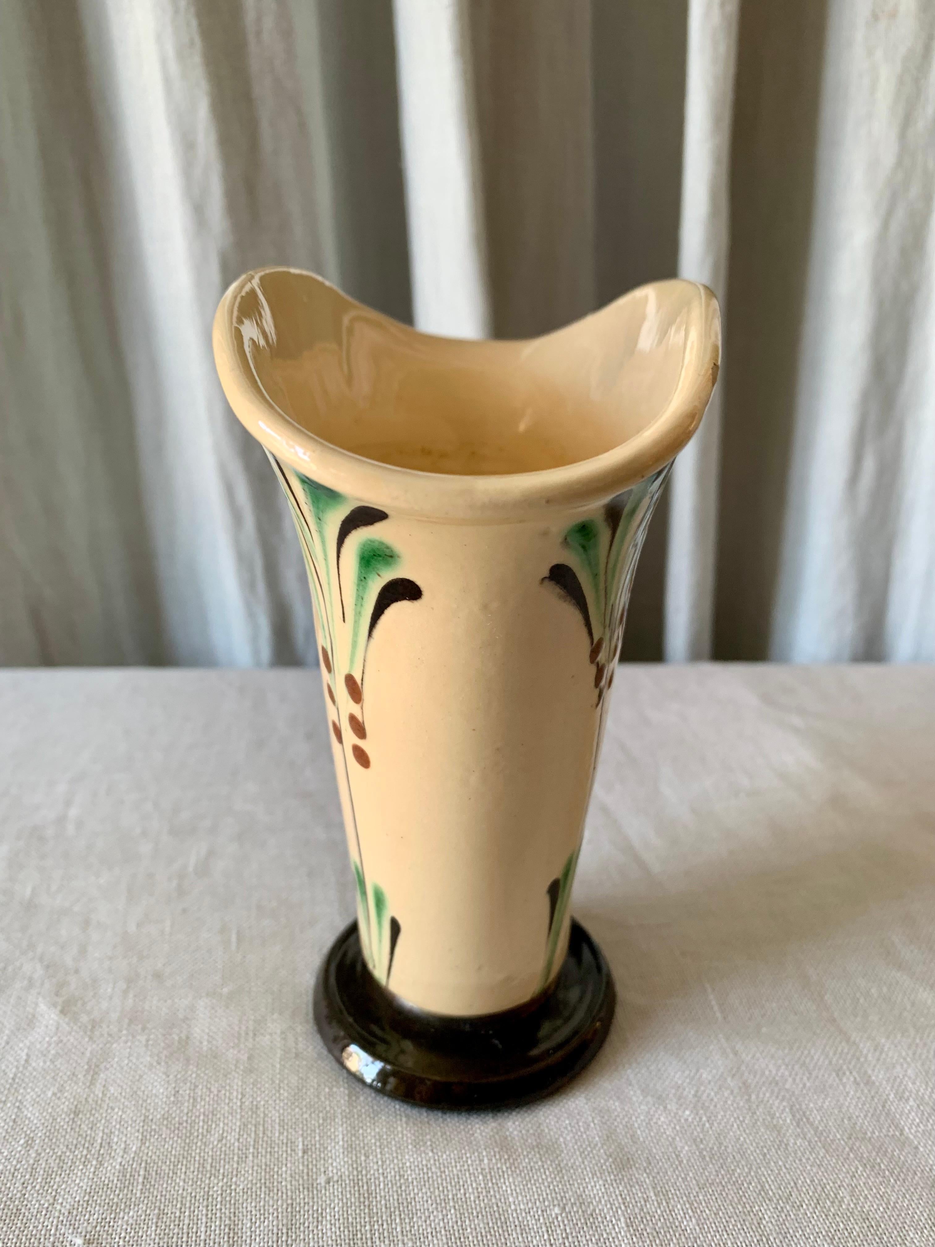 Danish Ceramic Kähler 1930s Vase  In Good Condition For Sale In Hellerup, DK