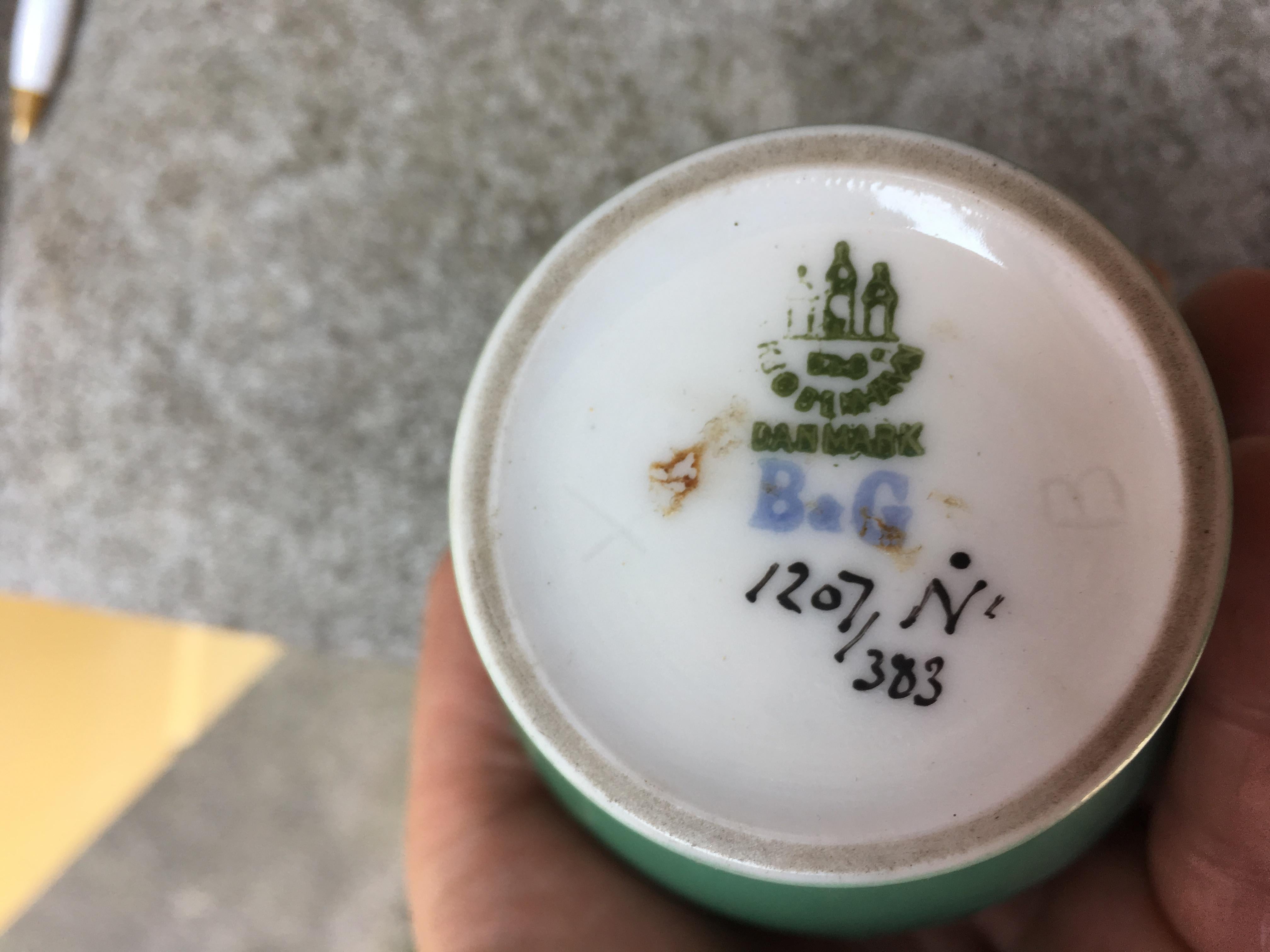 Danish Ceramic, Manufacture Bing and Grondahl ‘B.G’, Ceramist bkjøbenhavn For Sale 4