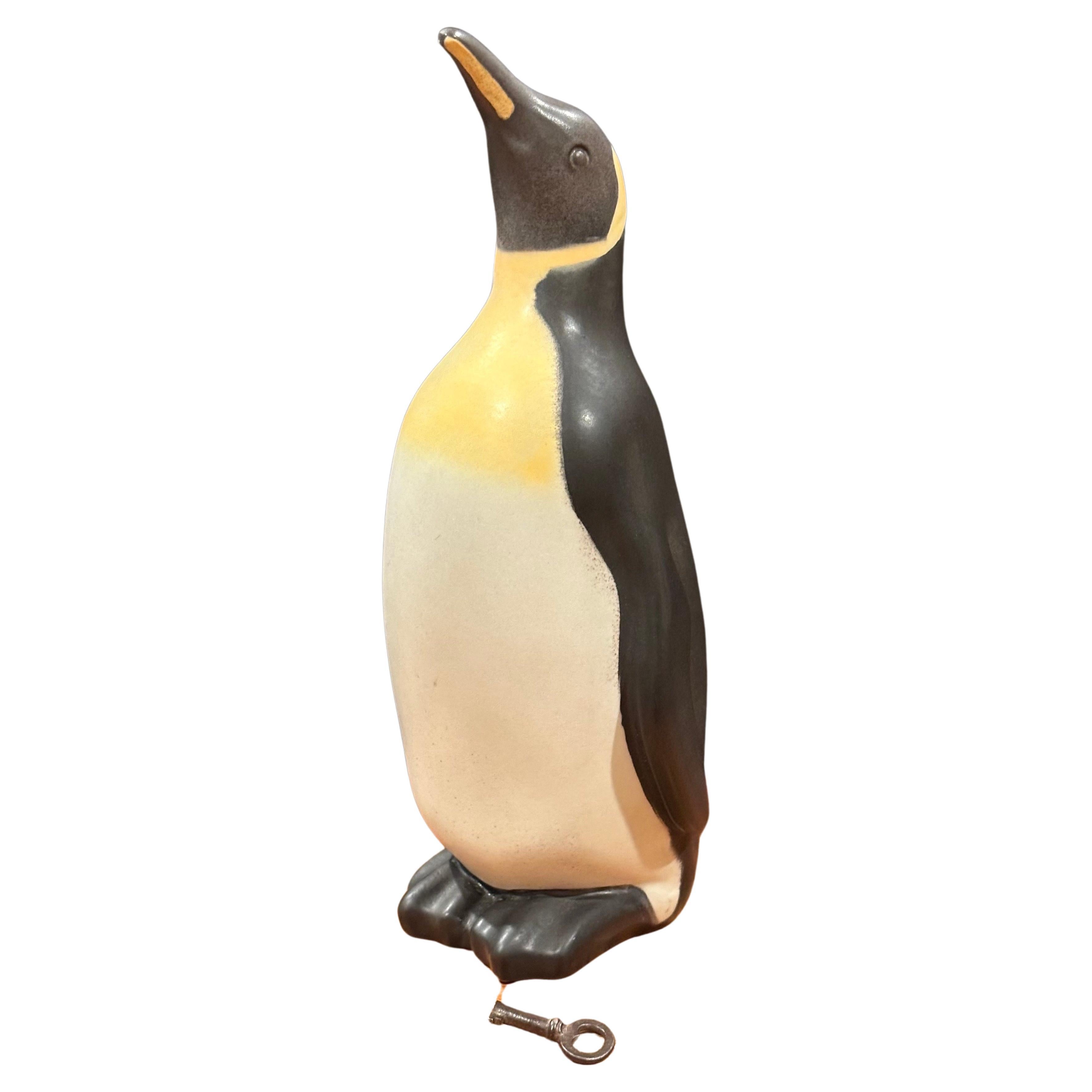 Danish Ceramic "Pondus the Penguin" Bank by Knabstrup For Sale