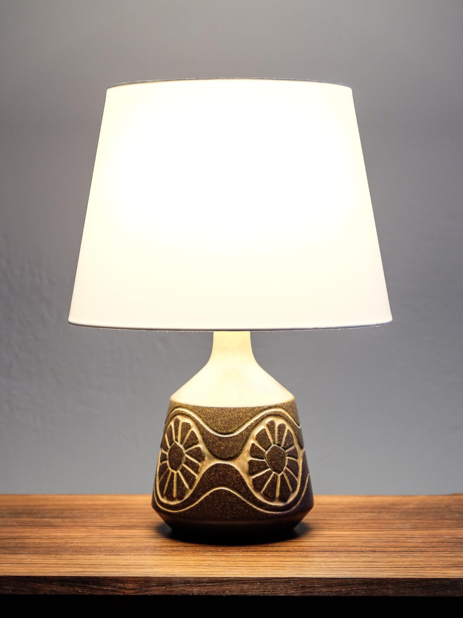 Mid-20th Century Danish Ceramic Table Lamp, 1960s