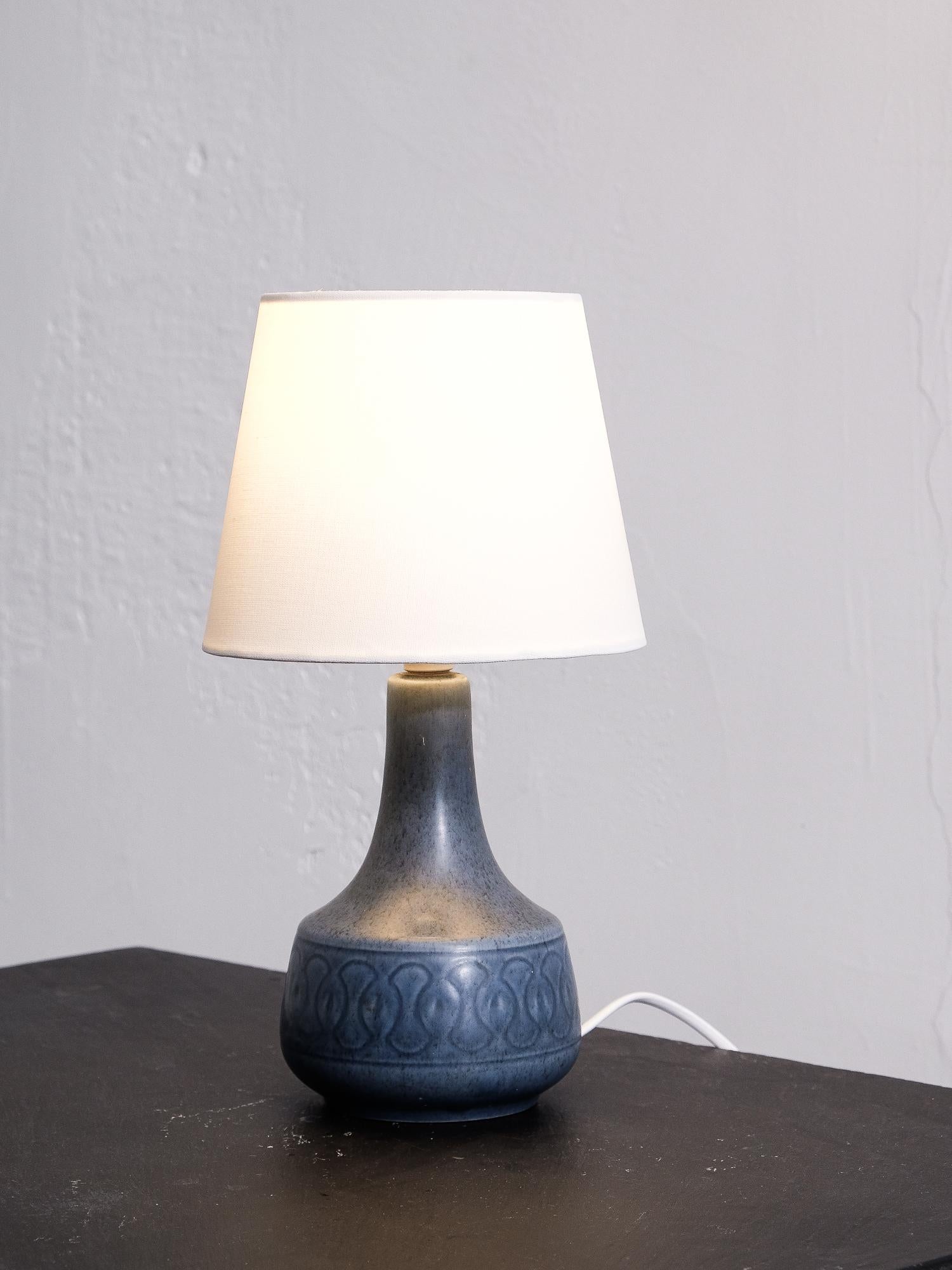 Danish Ceramic Table Lamp, 1960s 1