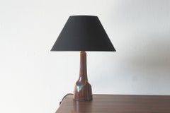Dänische Keramik-Tischlampe, zugeschrieben an Einar Johansen, für Søholm, 1960er Jahre