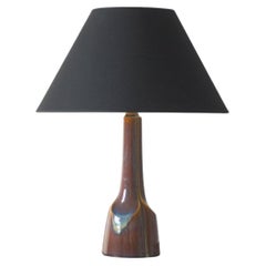 Dänische Keramik-Tischlampe, zugeschrieben an Einar Johansen, für Søholm, 1960er Jahre