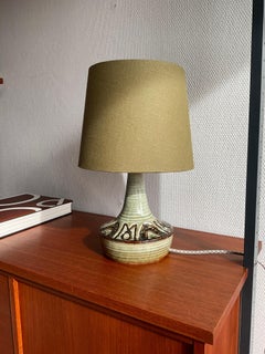 Danish Ceramic Table Lamp by Arne Finne & Noomi Backhausen for Søholm Keramik