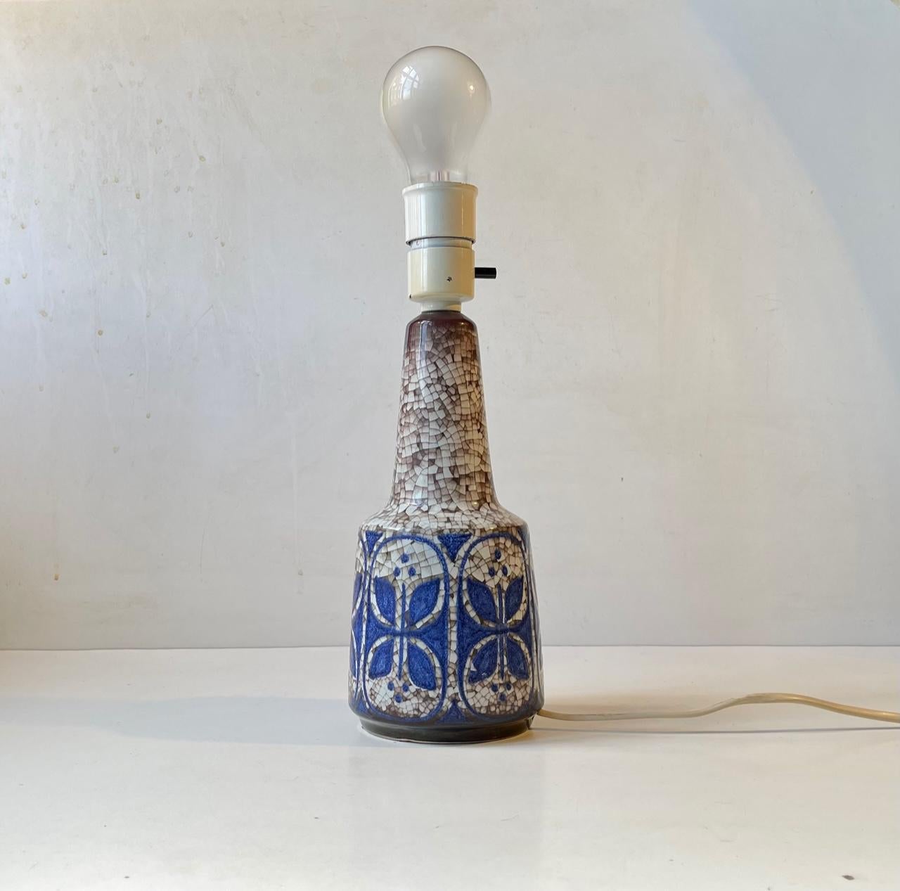 Glazed Danish Ceramic Table Lamp by Marianne Starck for Michael Andersen & Søn, 1970s