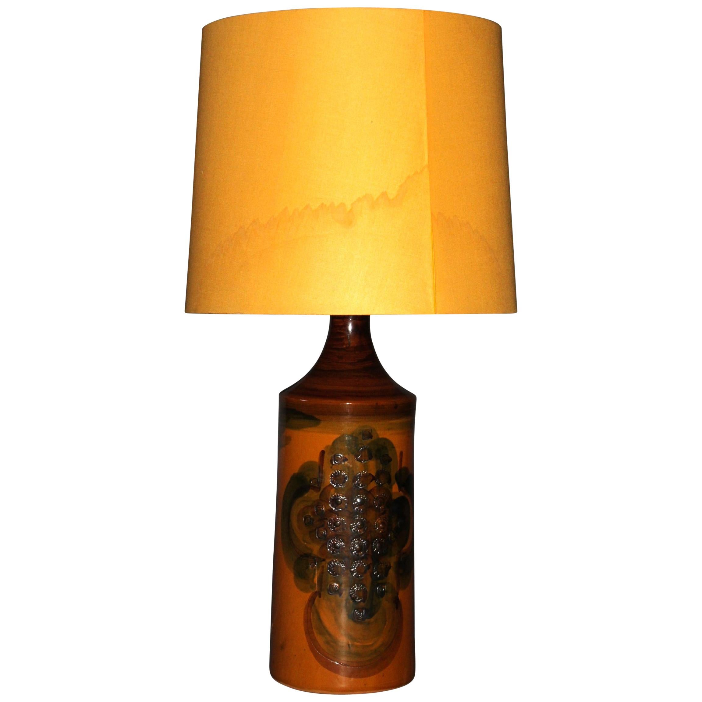 Danish Ceramic Table Lamp