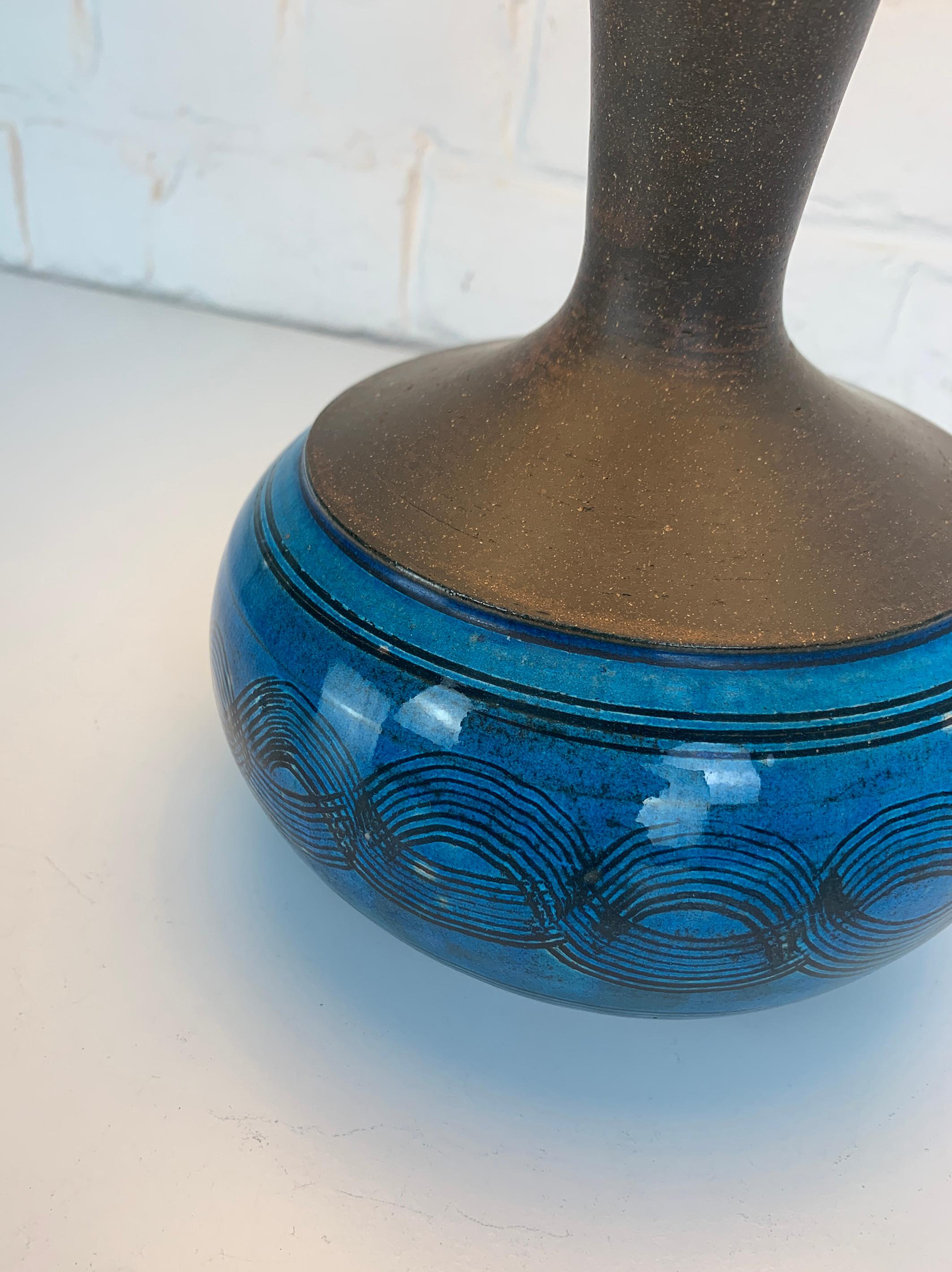 20ième siècle Lampe de table en céramique danoise, grès, Nils Kähler pour HAK, Danemark années 1960 en vente