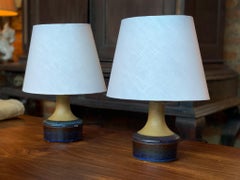 Danish Ceramic Table Lamps by Søholm Stentøj - A Pair